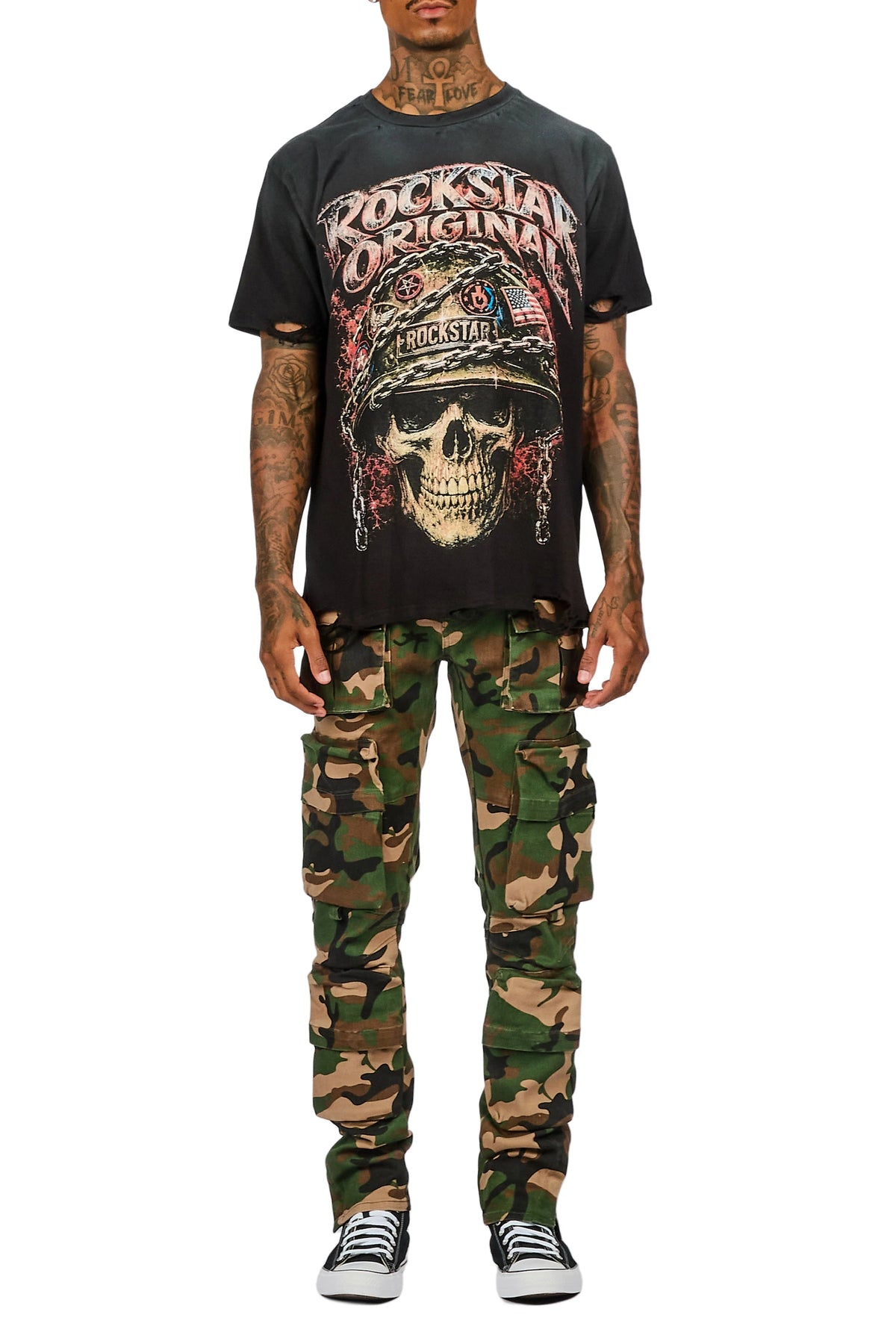 Shepard Camo Cargo Skinny Fit Jean
