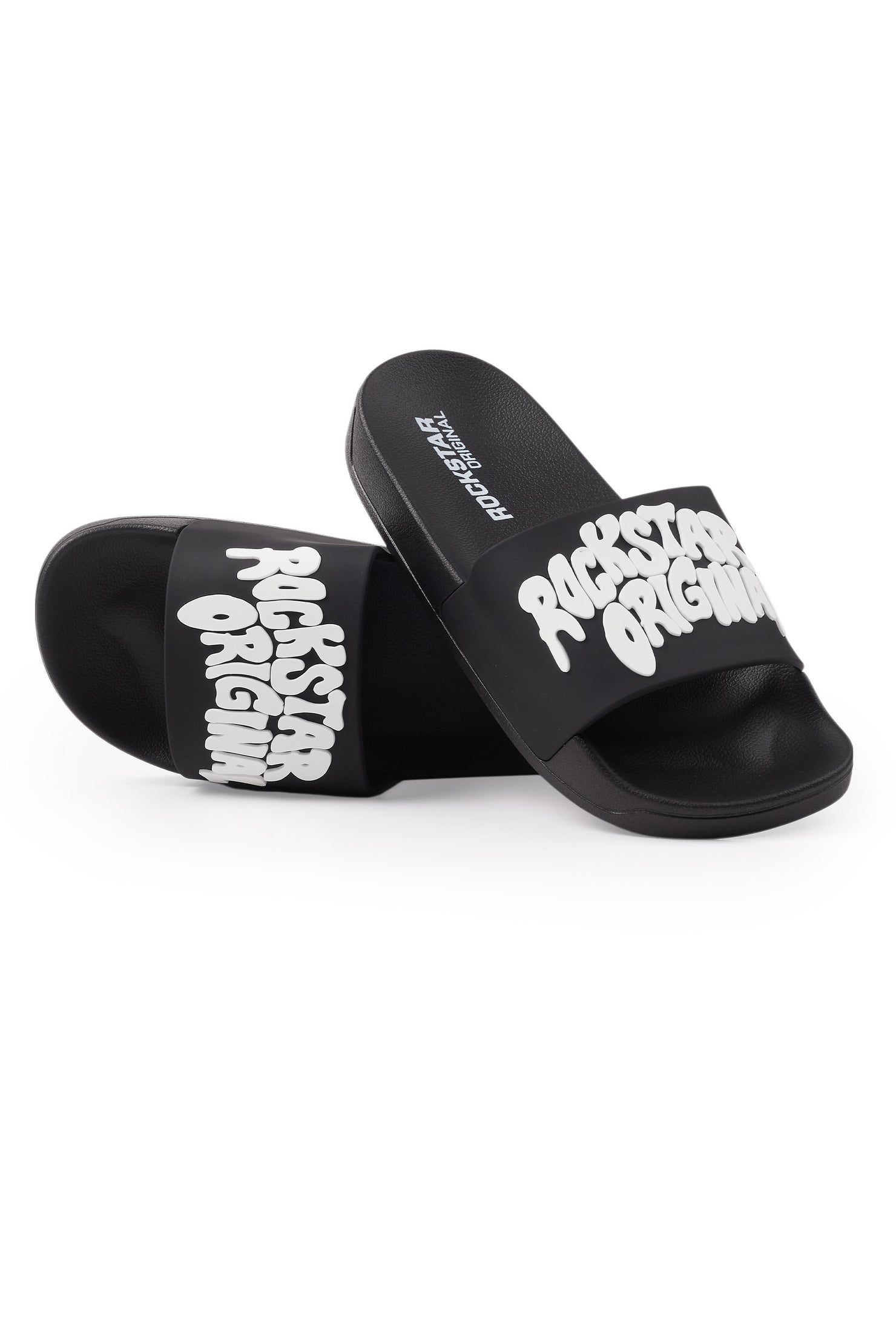 Boys Shift 2.0 Black/White Slides