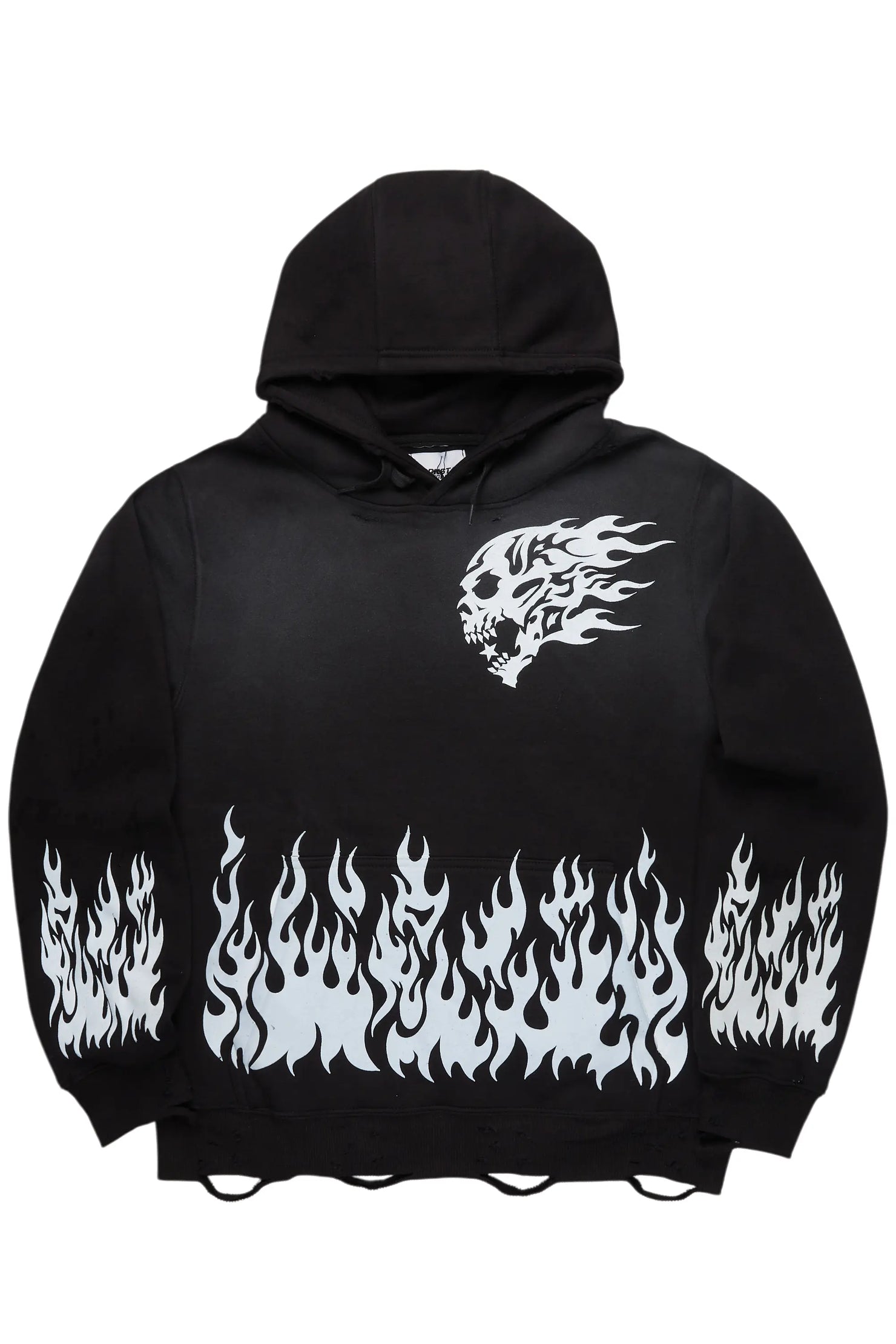 Bubble Black Graphic Hoodie