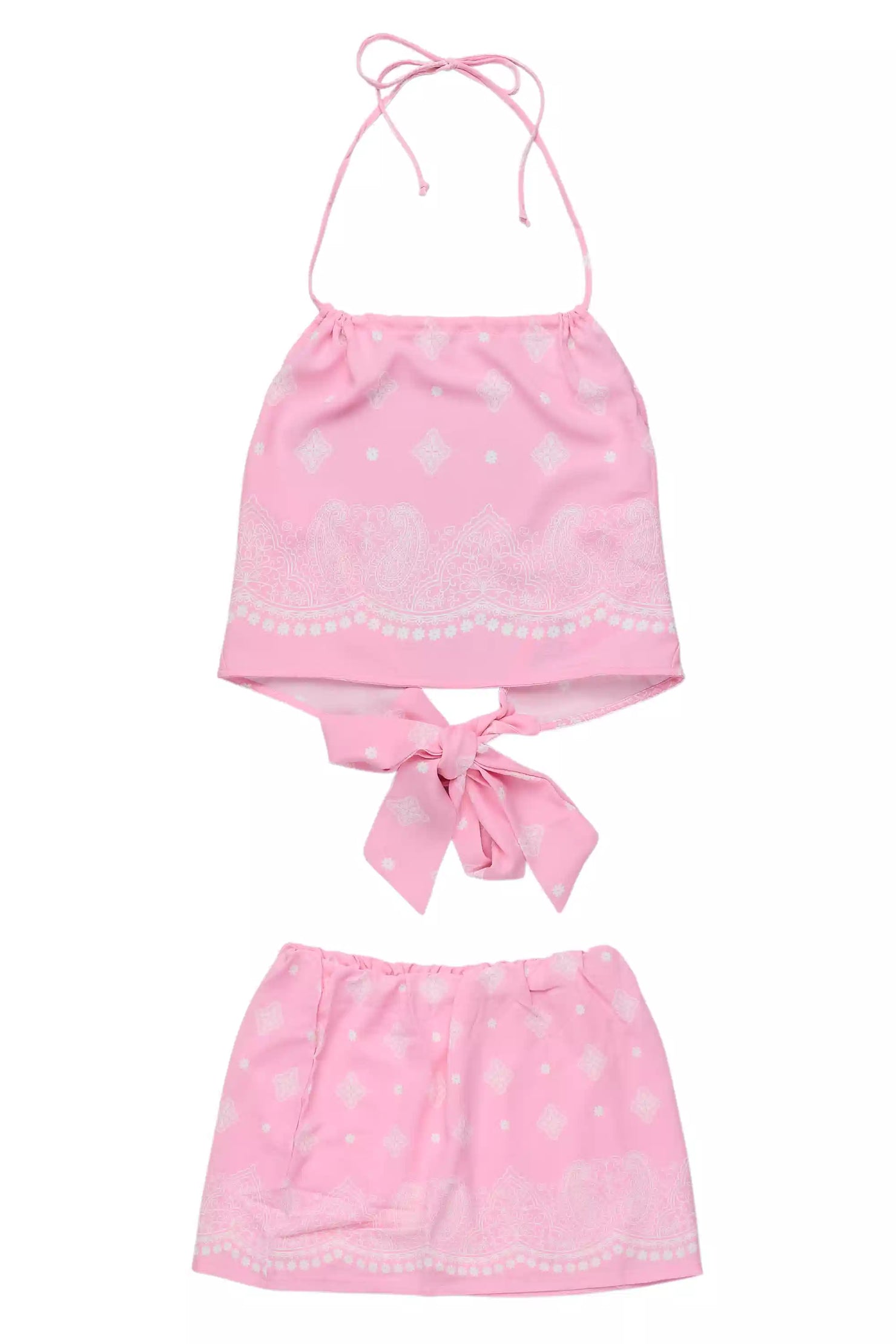 Jakarri Pink Skirt Set