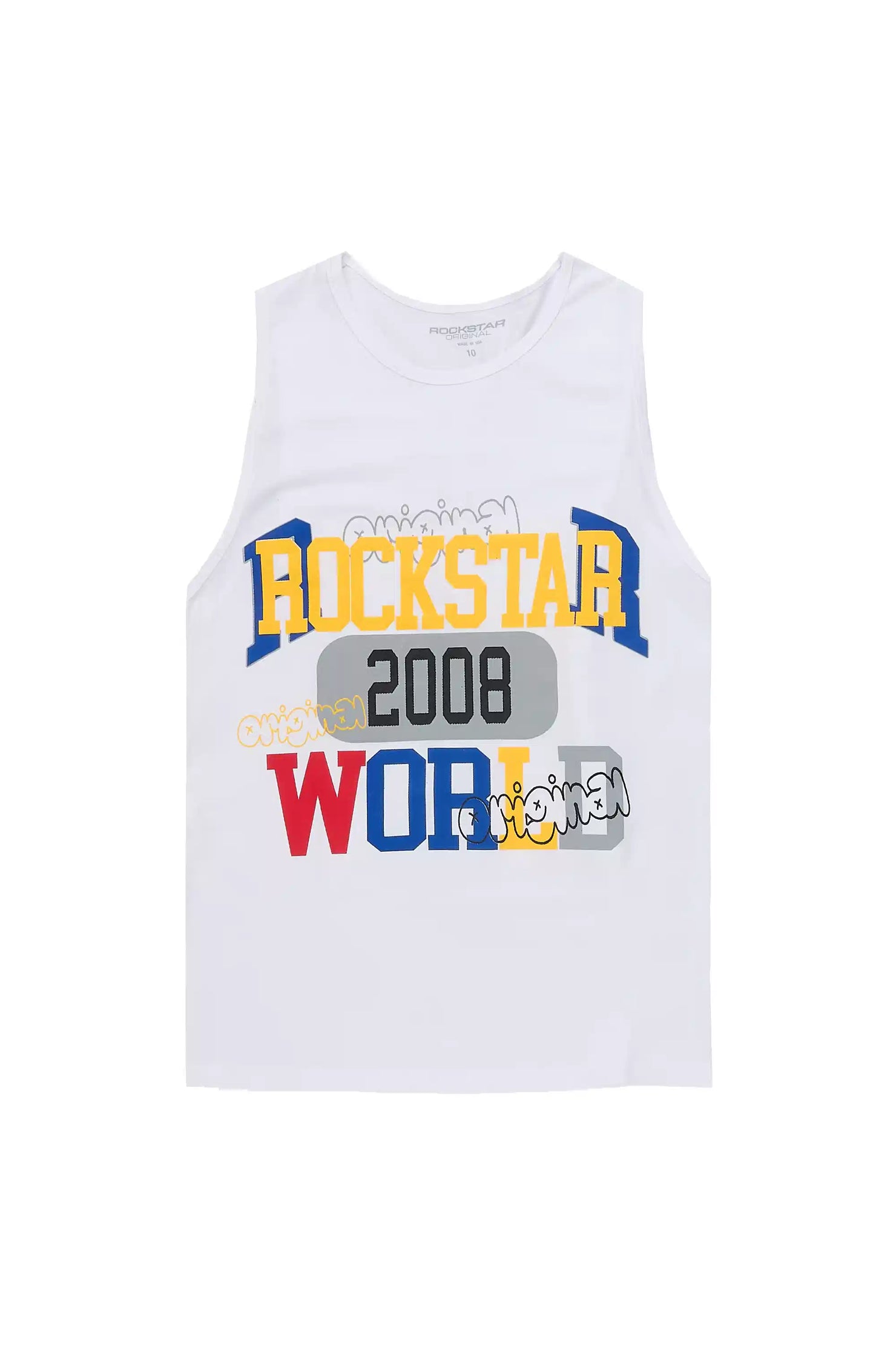 Boys Daria White Tank Top