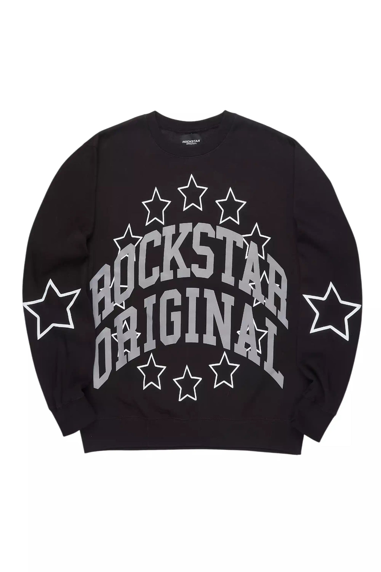 Shontay Black Graphic Crewneck Sweatshirt
