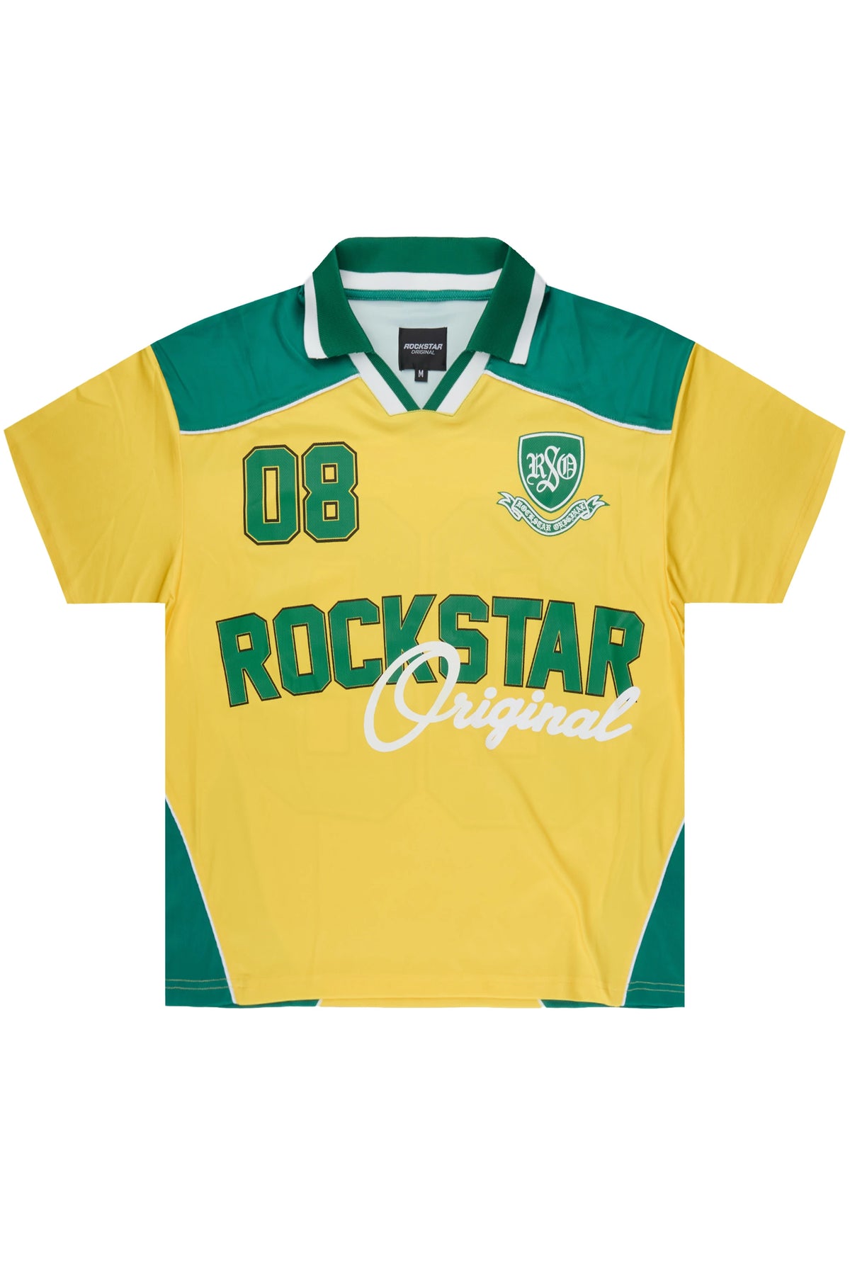 Roche Yellow/Green World Soccer Inspired Graphic Jersey