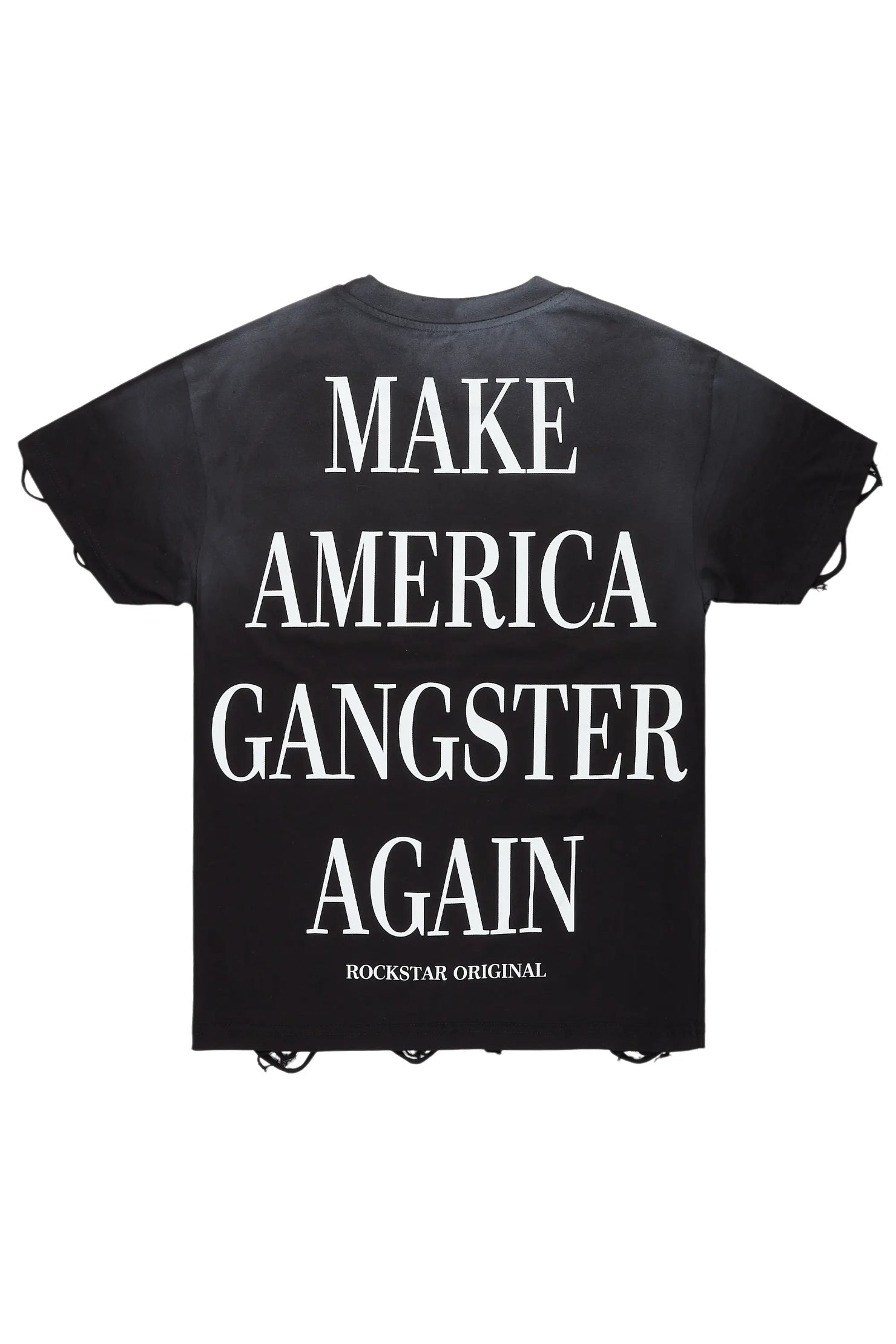 Drako Black Oversized Graphic T-Shirt