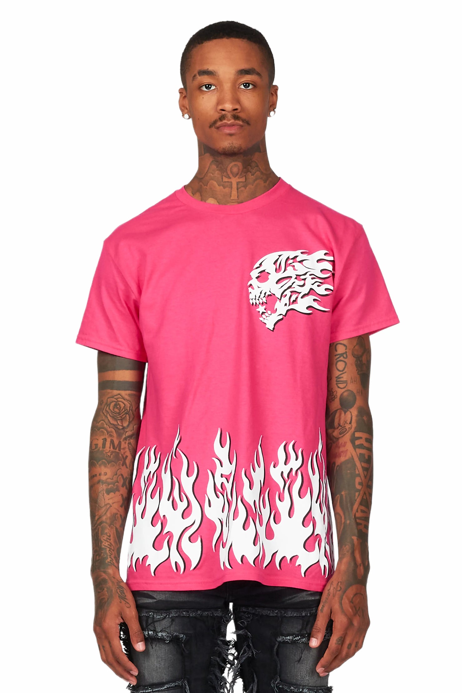Steel Fuchsia Graphic T-Shirt