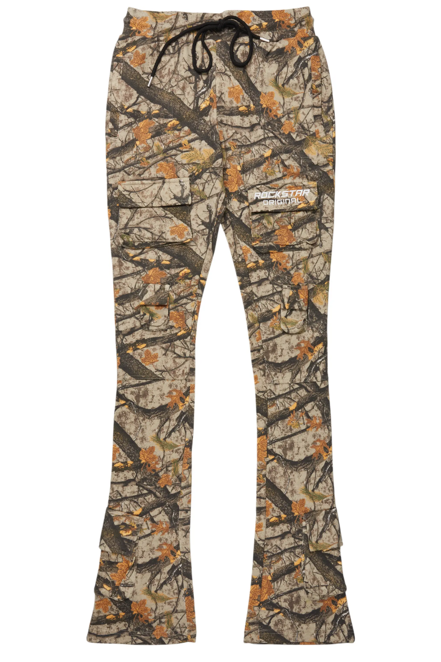Connor Tree Camo Stacked Flare Track Pant