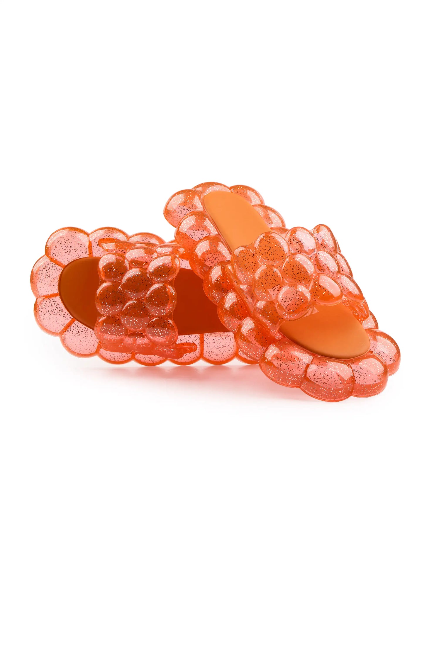 Langie Orange Bubble Slides