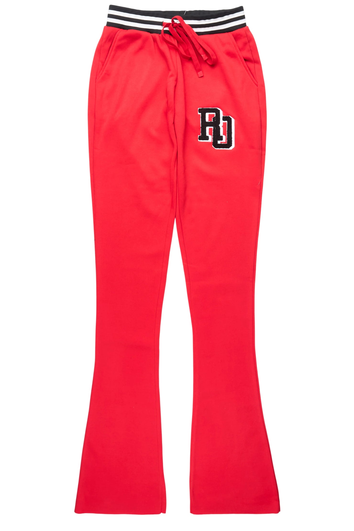 Esmeralda Red Super Stacked Track Pant