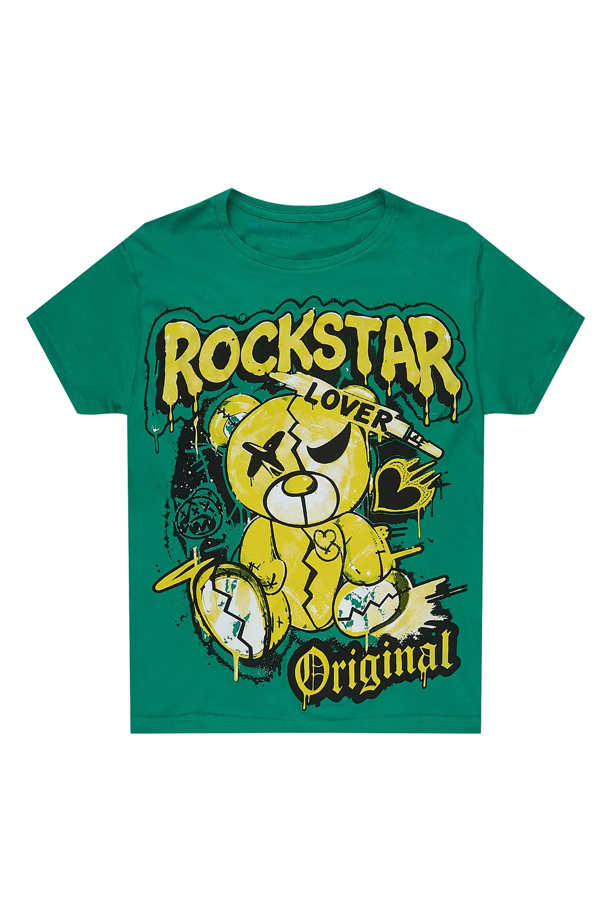 Boys Gio Green Graphic T-Shirt