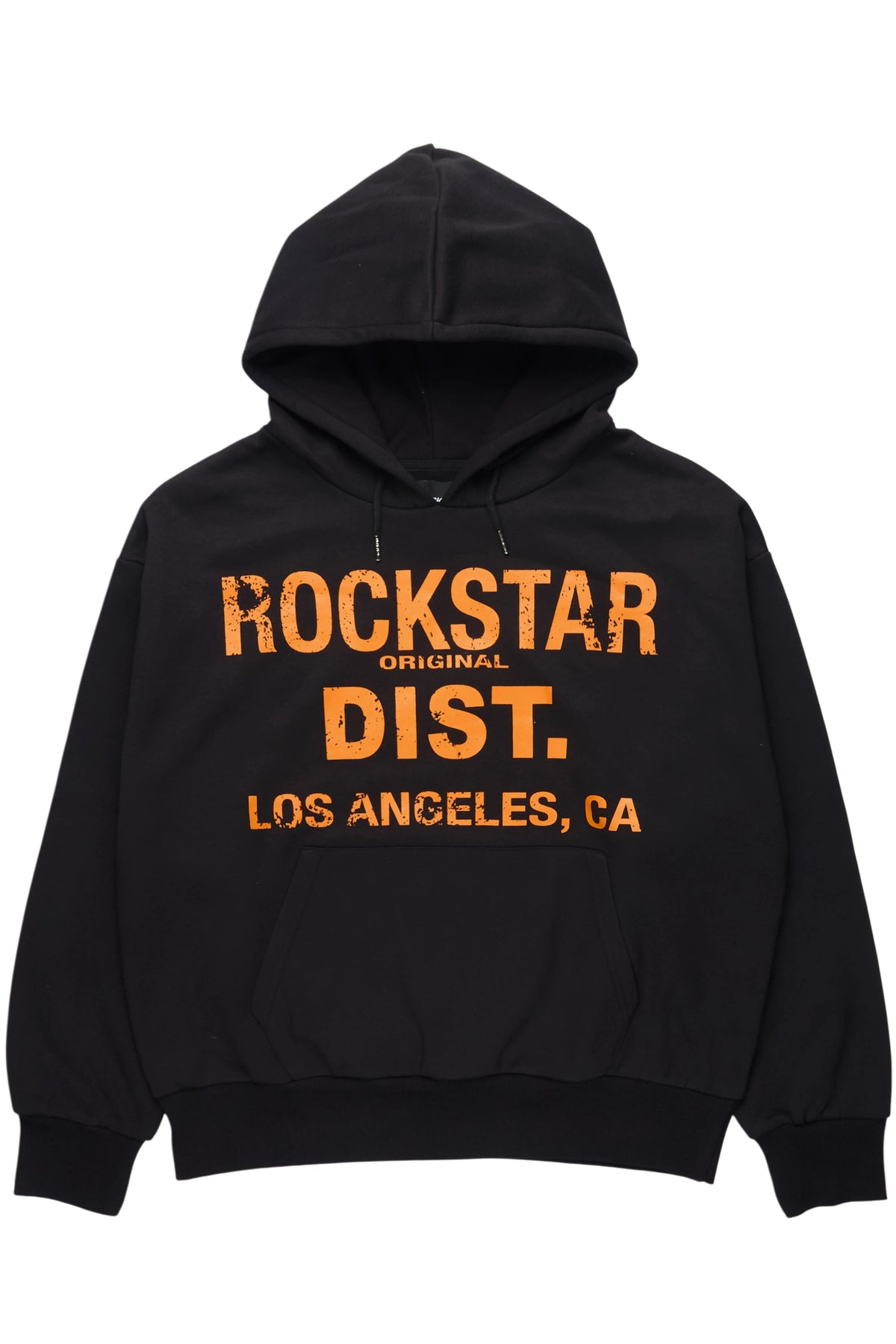 Saxon Black/Orange Graphic Hoodie