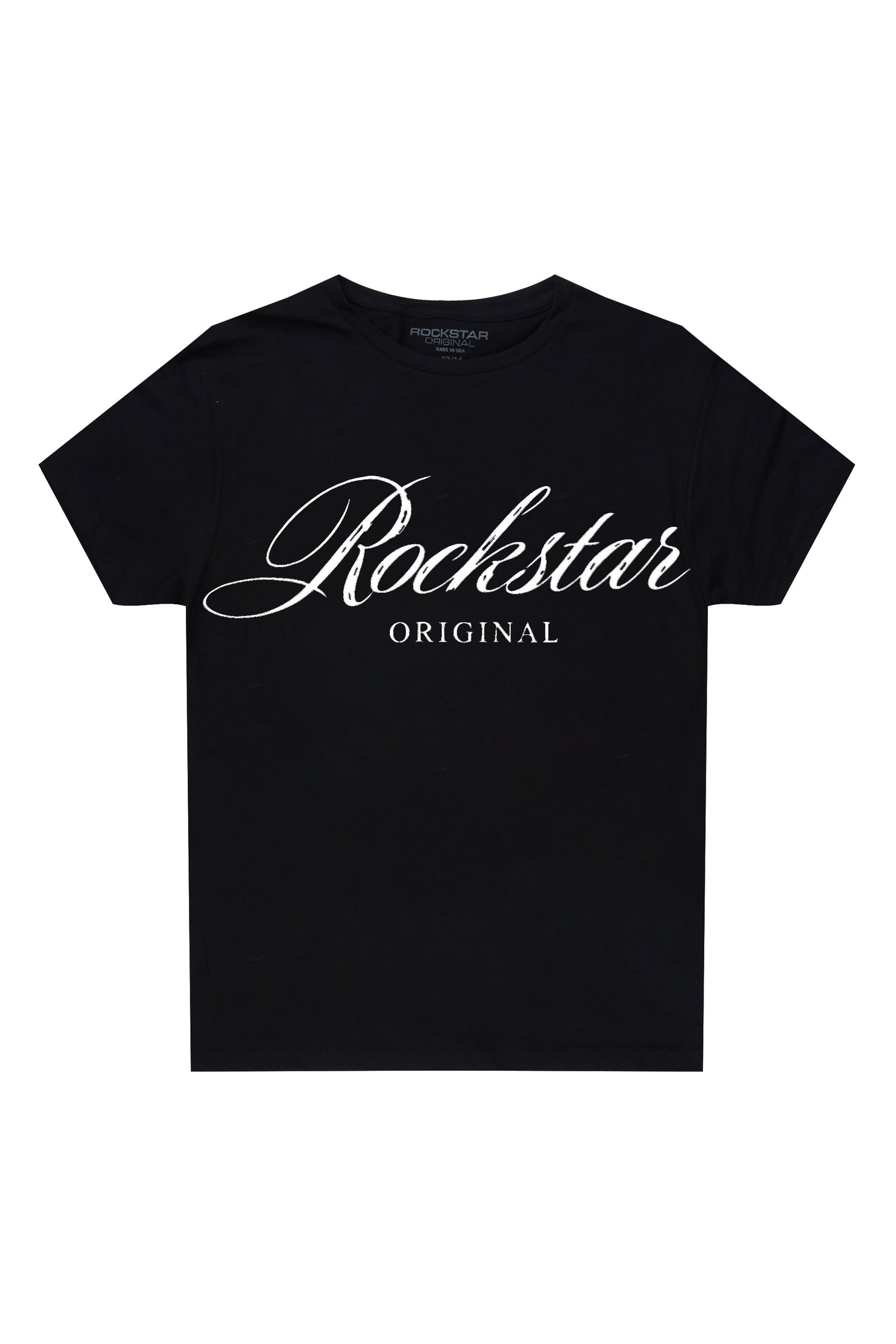 Boys Domaric Black Graphic T-Shirt