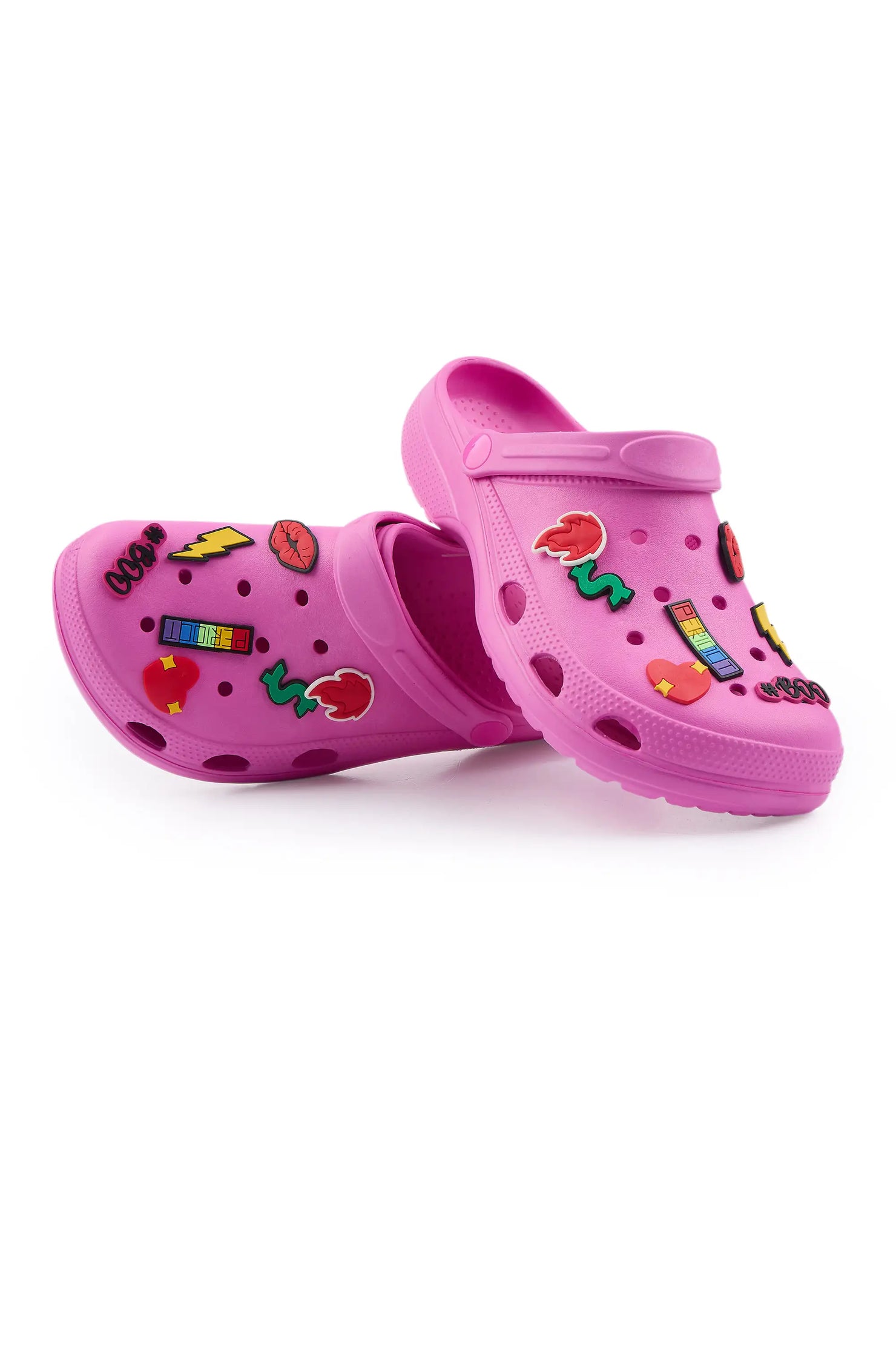 Lateisha Pink Mule Clogs