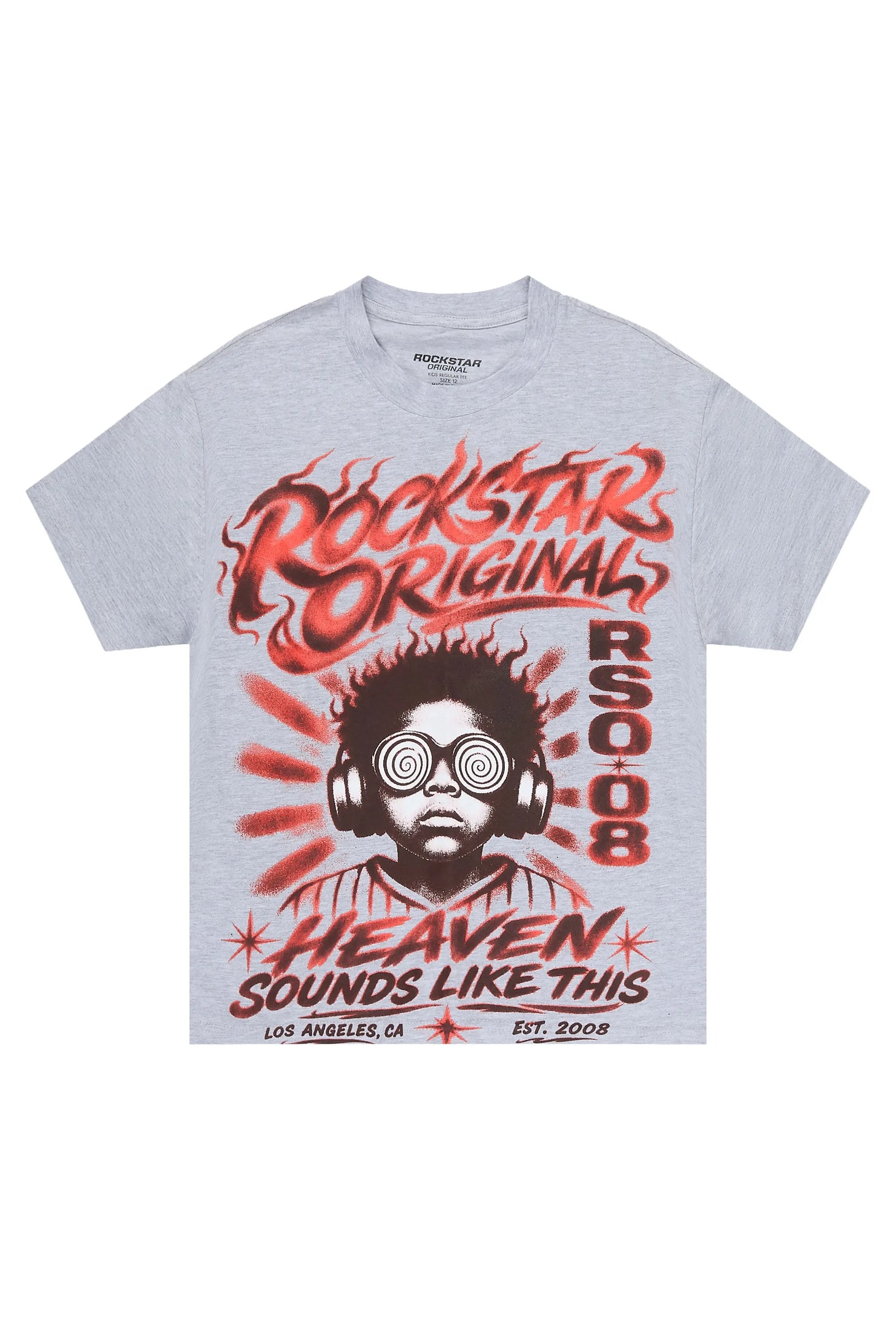 Boys Loom Heather Grey Graphic T-Shirt