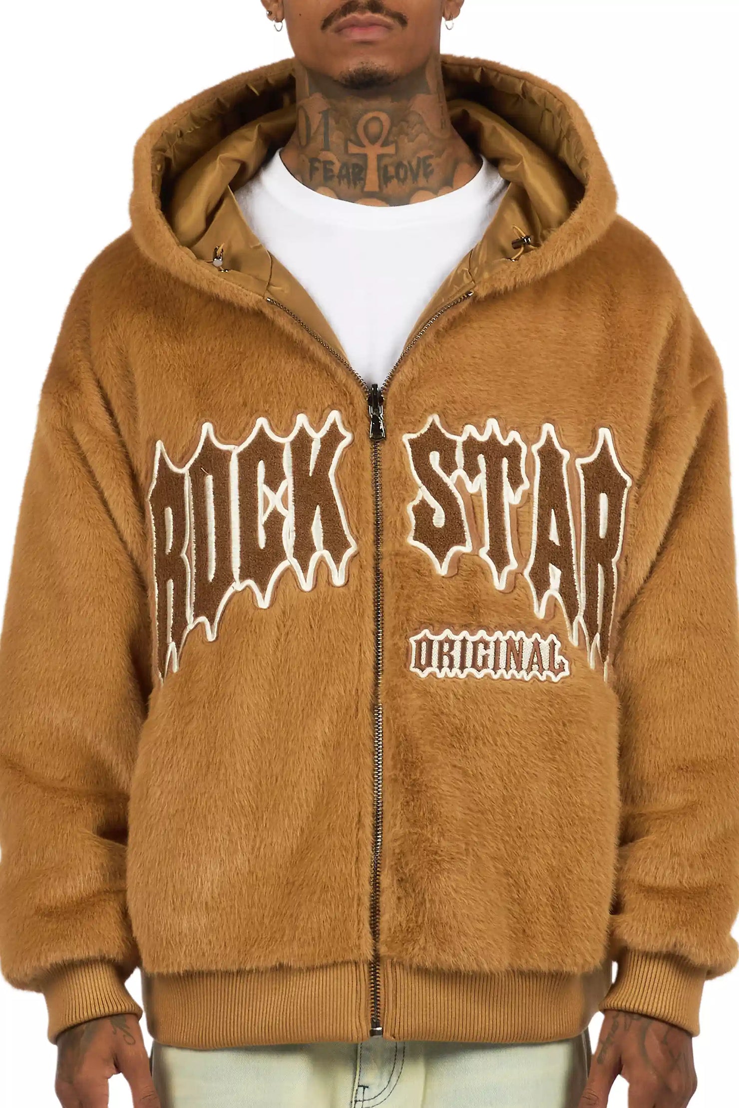 Iceevil Brown Fur Jacket
