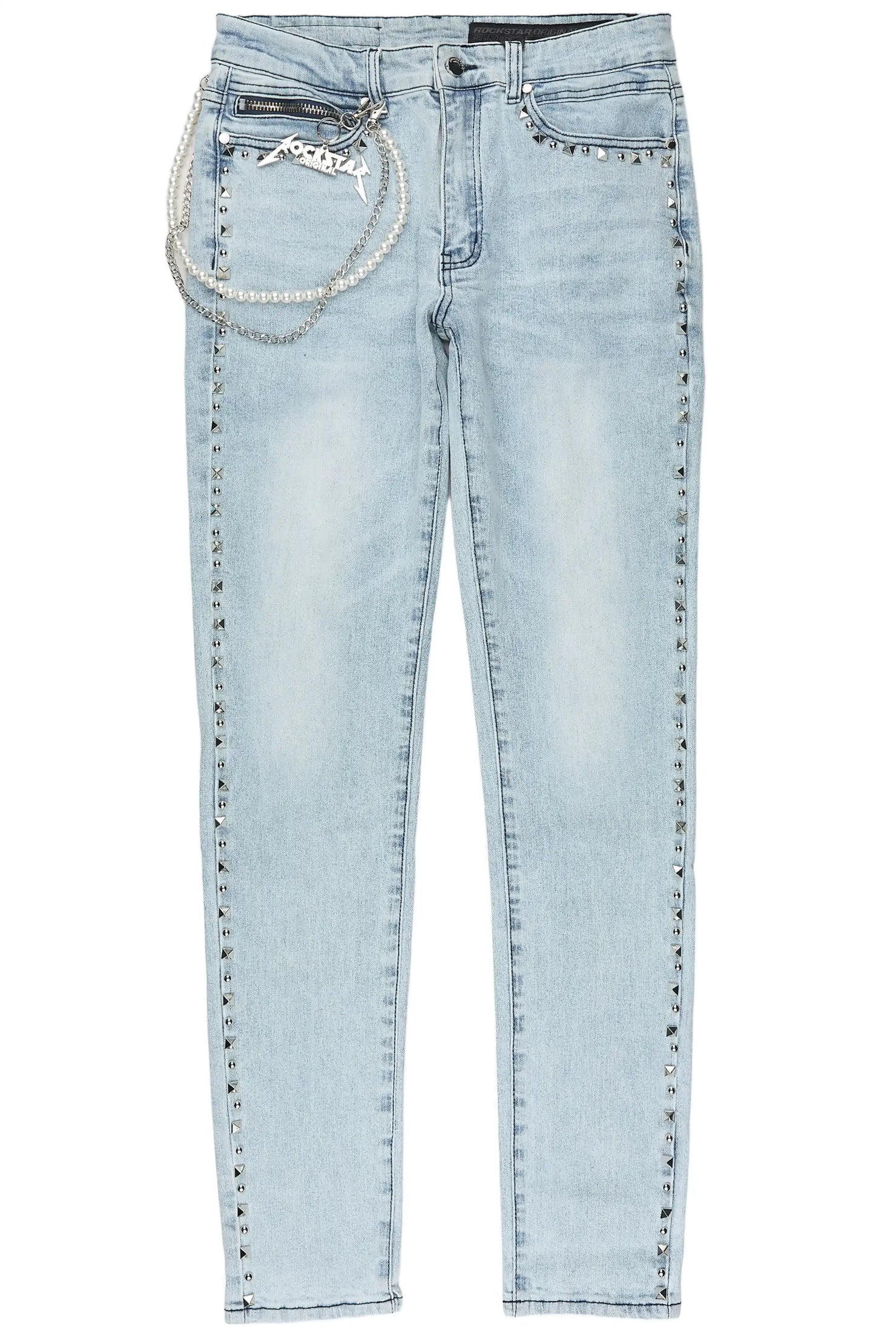 Tyce Light Blue Pearl Slim Fit Jean