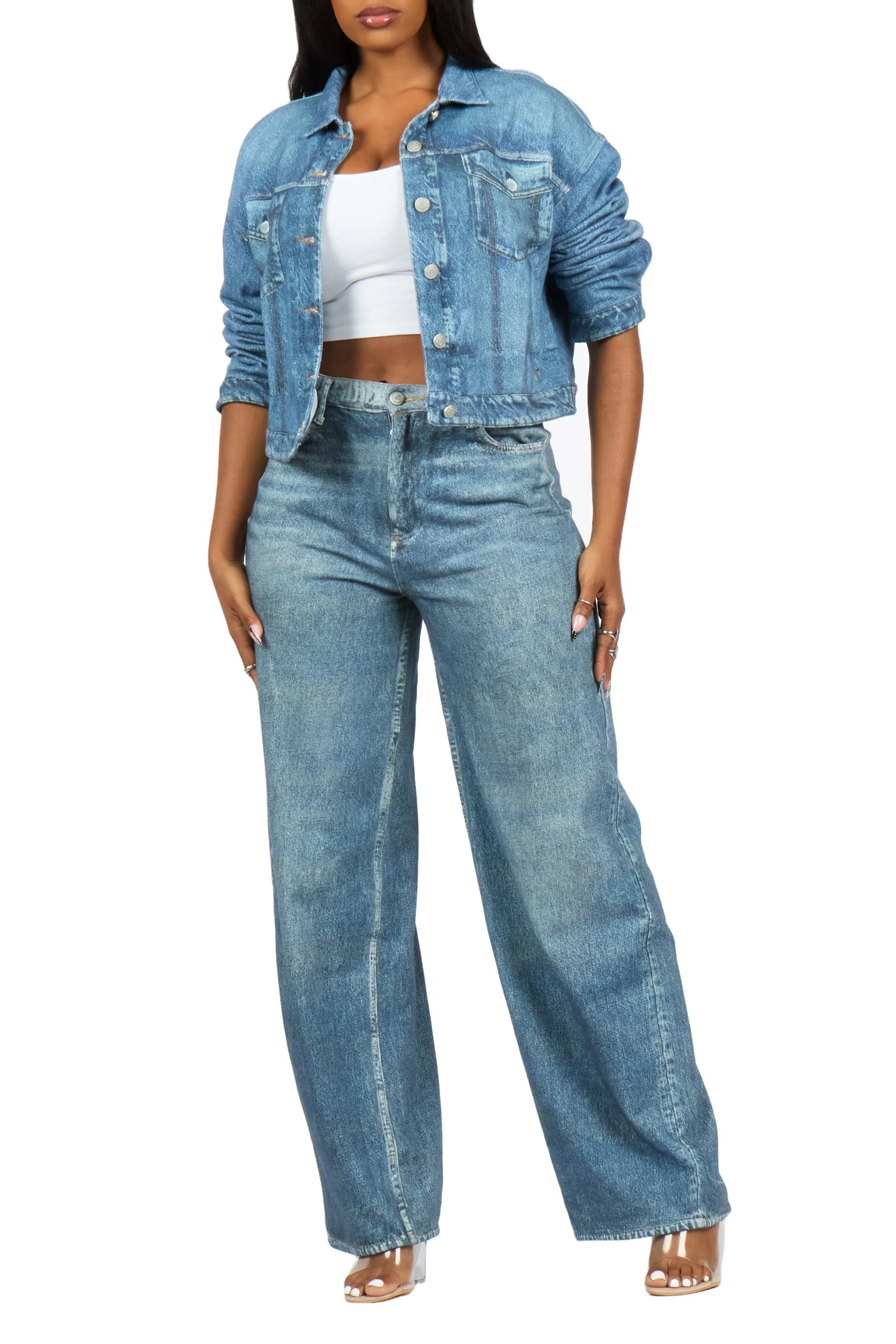 Kasai Med. Wash Jacket & Kasai Jean Set