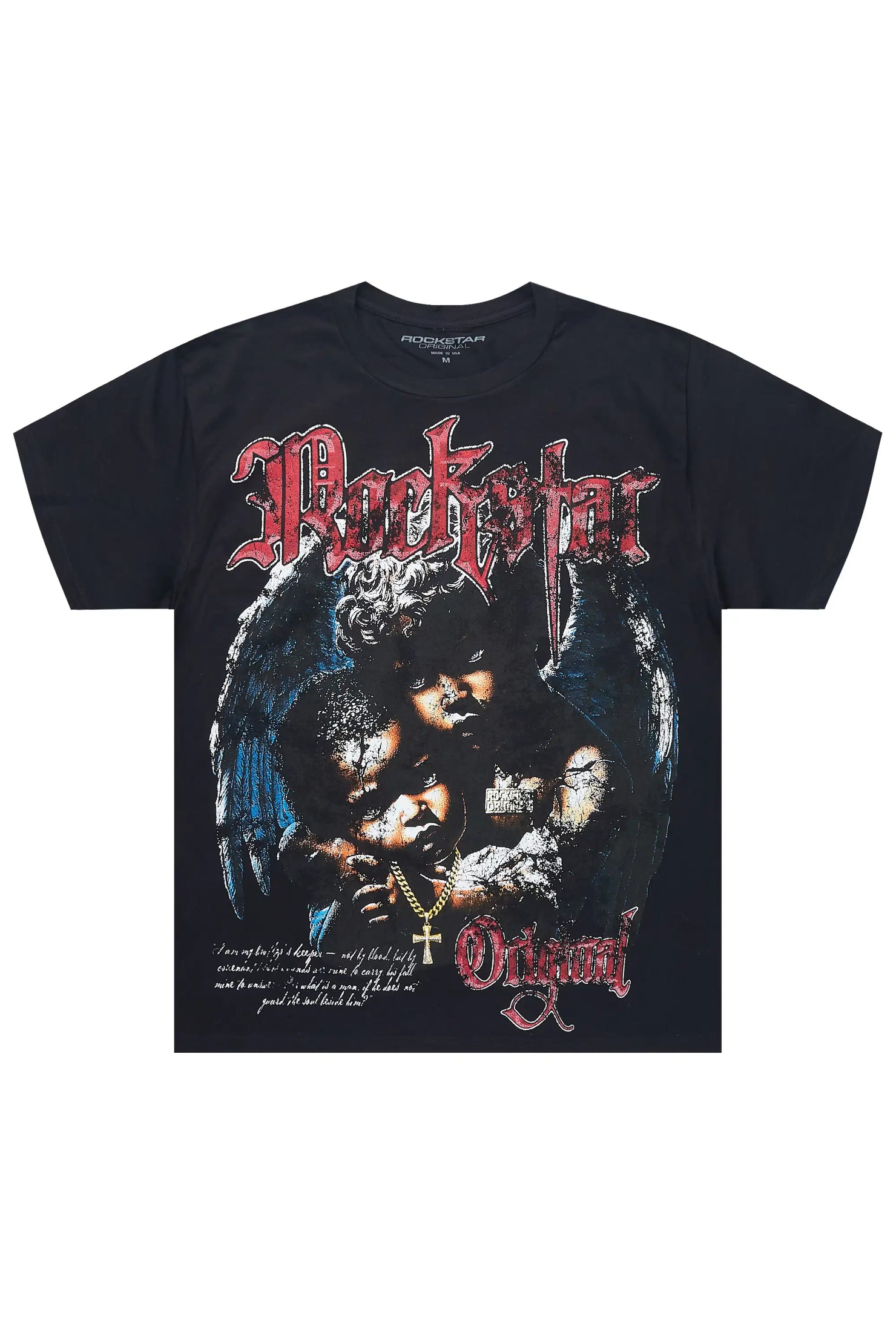 Martineya Oversized Black T-Shirt