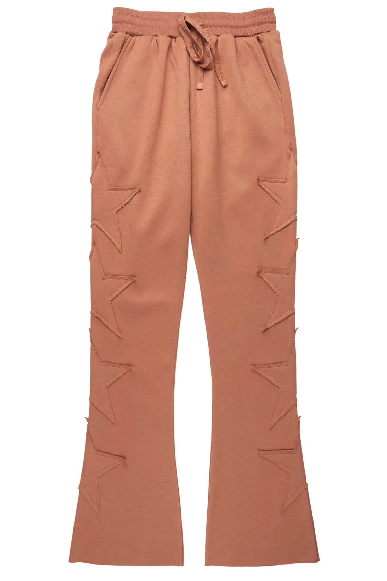 Sinayah Mocha Stacked Track Pant