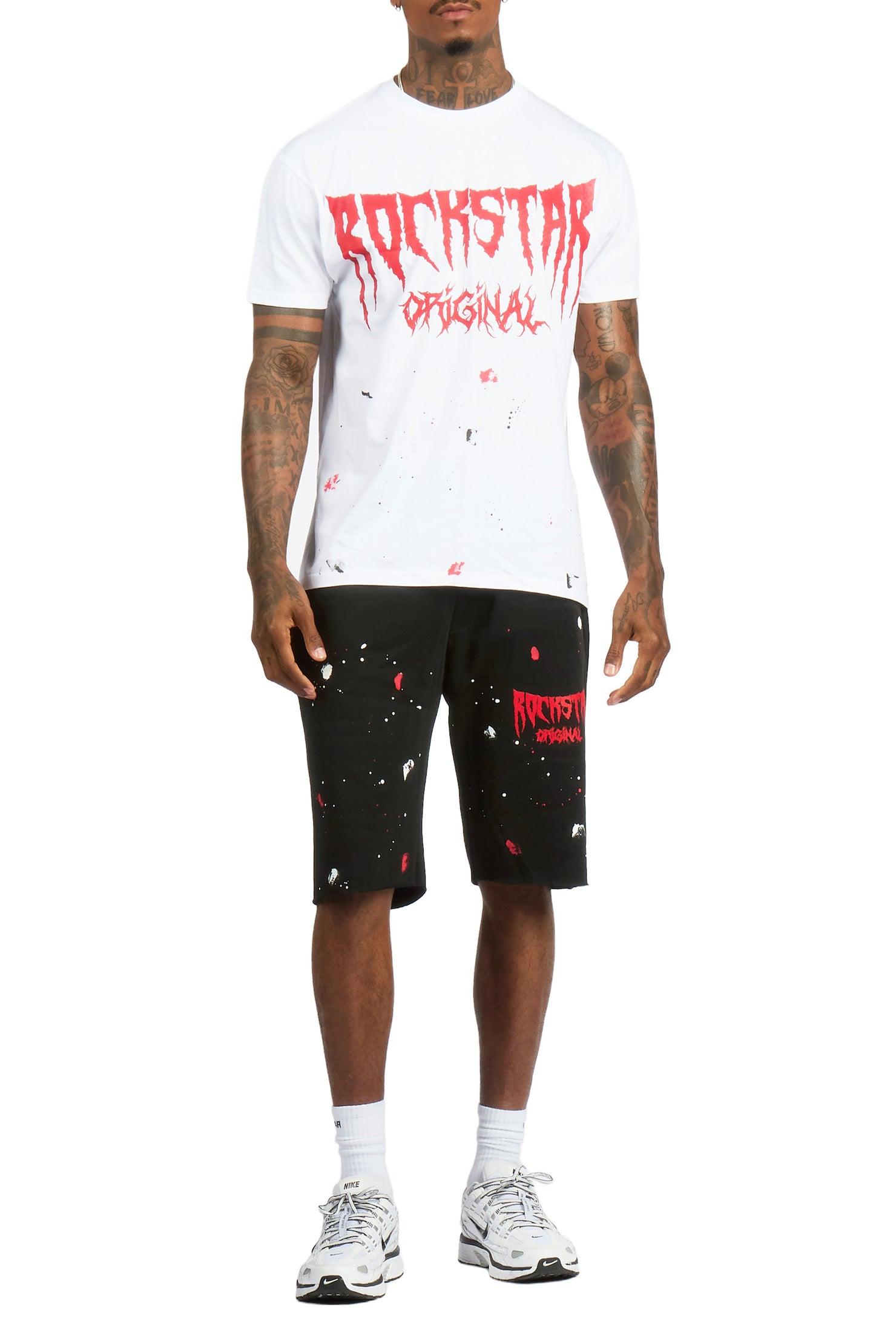 Twinkle 2.0 White/Red T-Shirt/Short Set