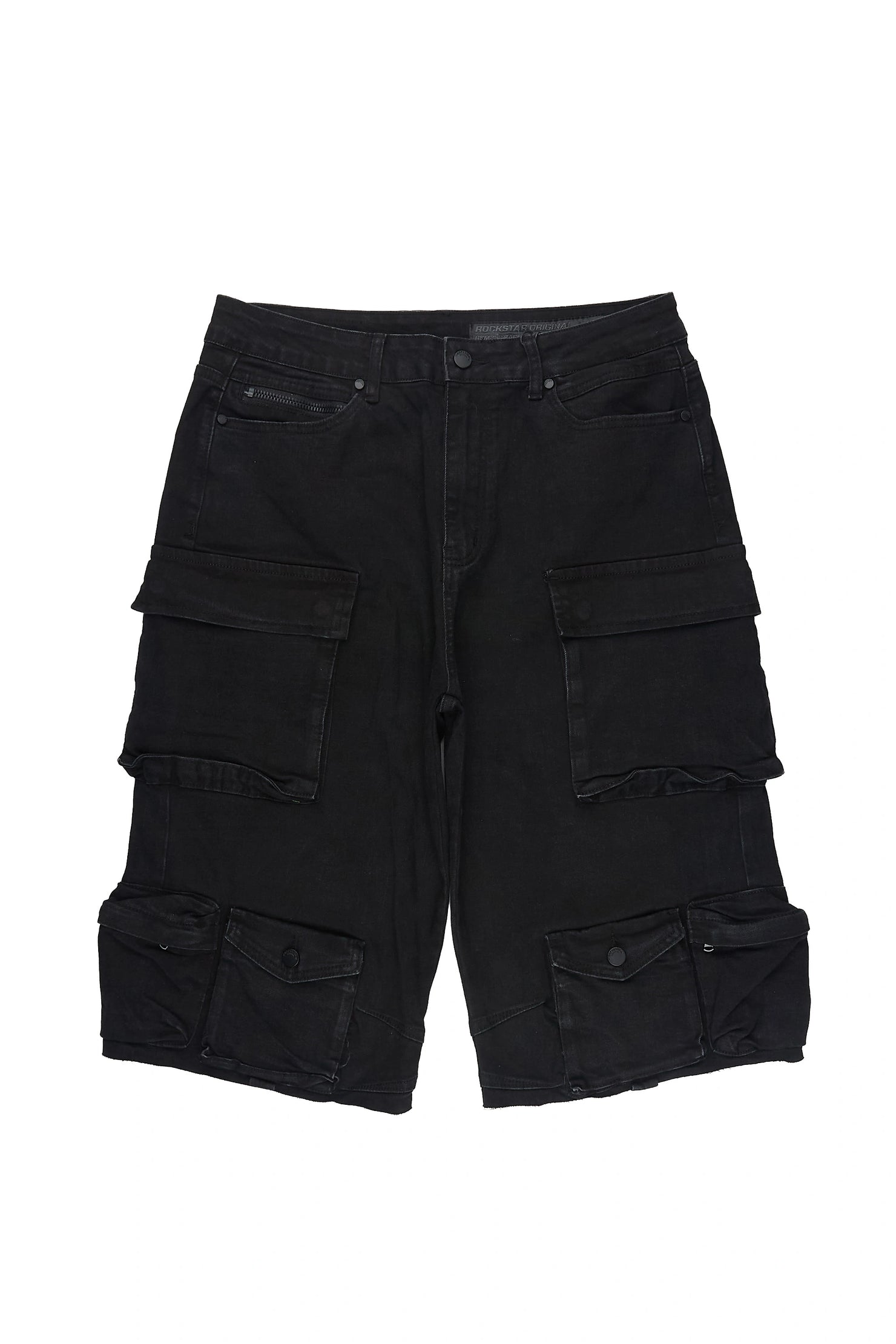 Mahesh Black Cargo Jort