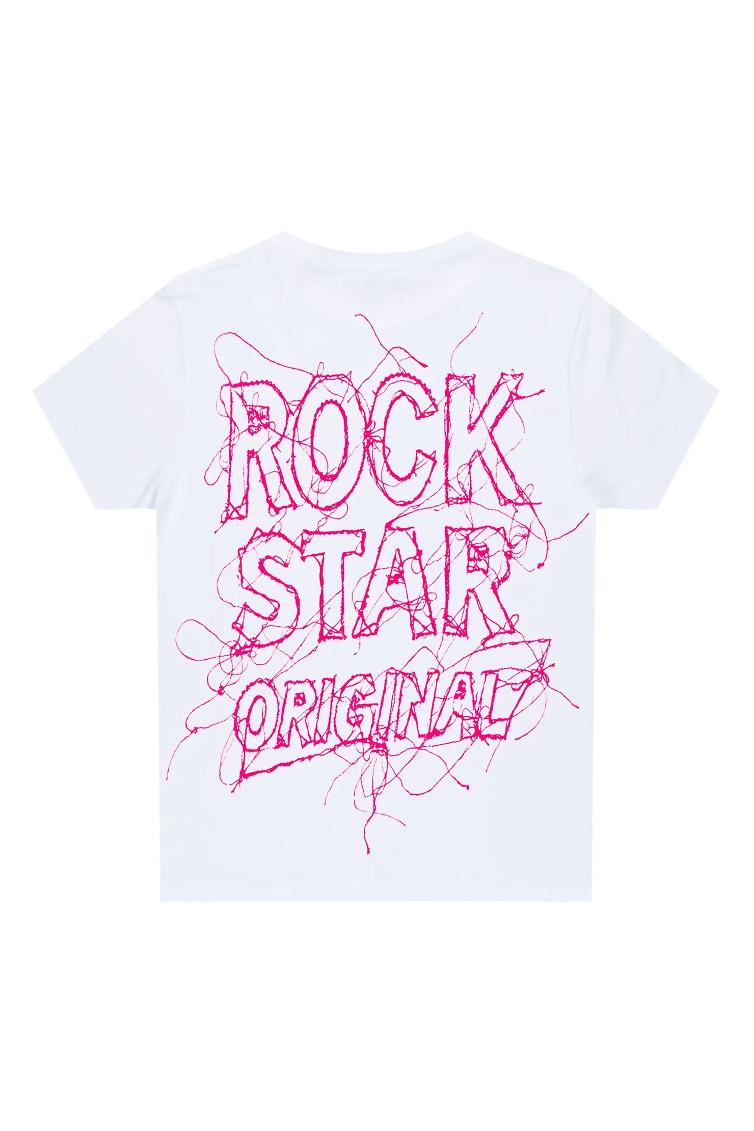 Girls Ramblina White Graphic T-Shirt