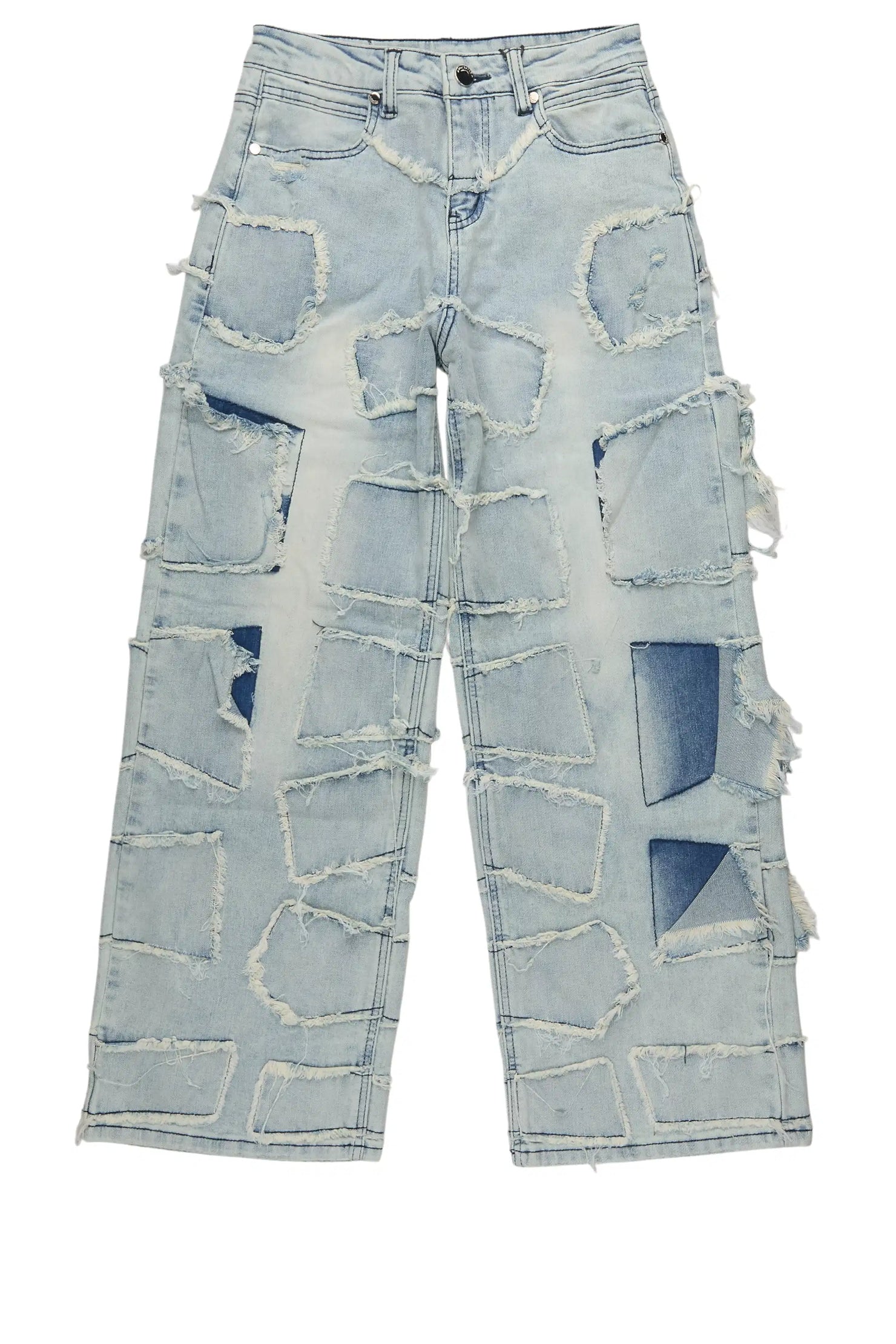Boys Jacomus Blue Baggy Fit Jean