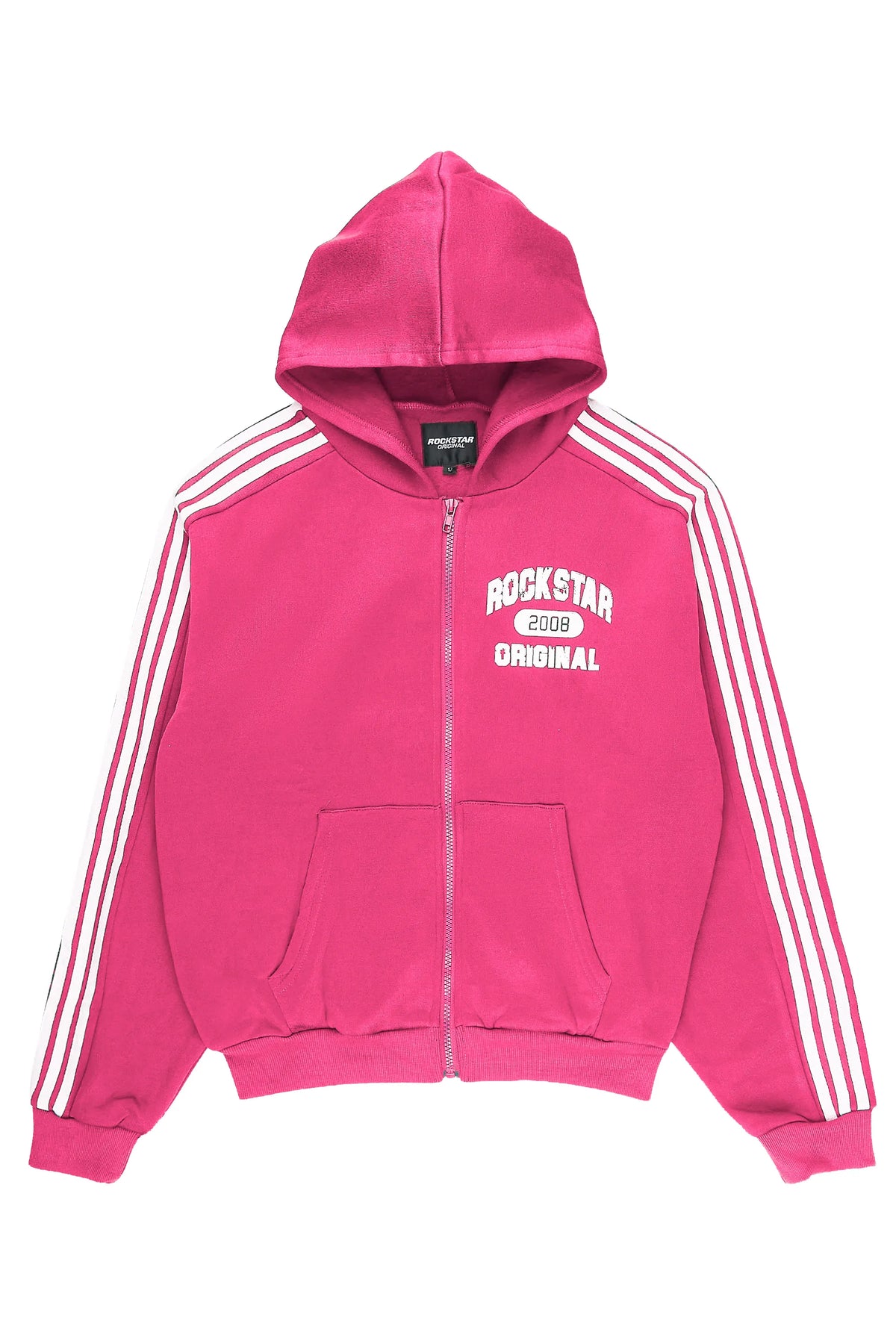 Raykeya Pink Zip Up Hoodie
