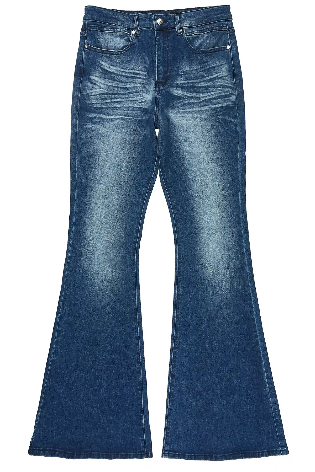 Lykes Dark Blue Super Flare Jeans