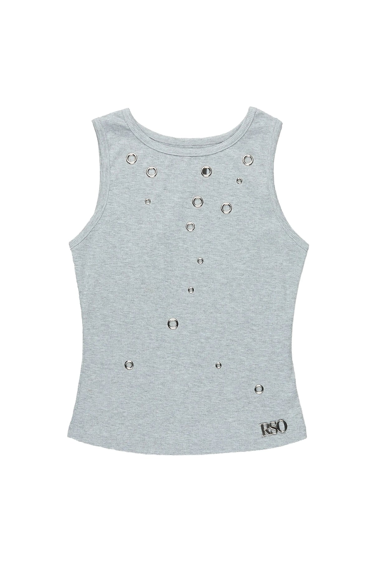 Totanika Grey Grommet Tank Top