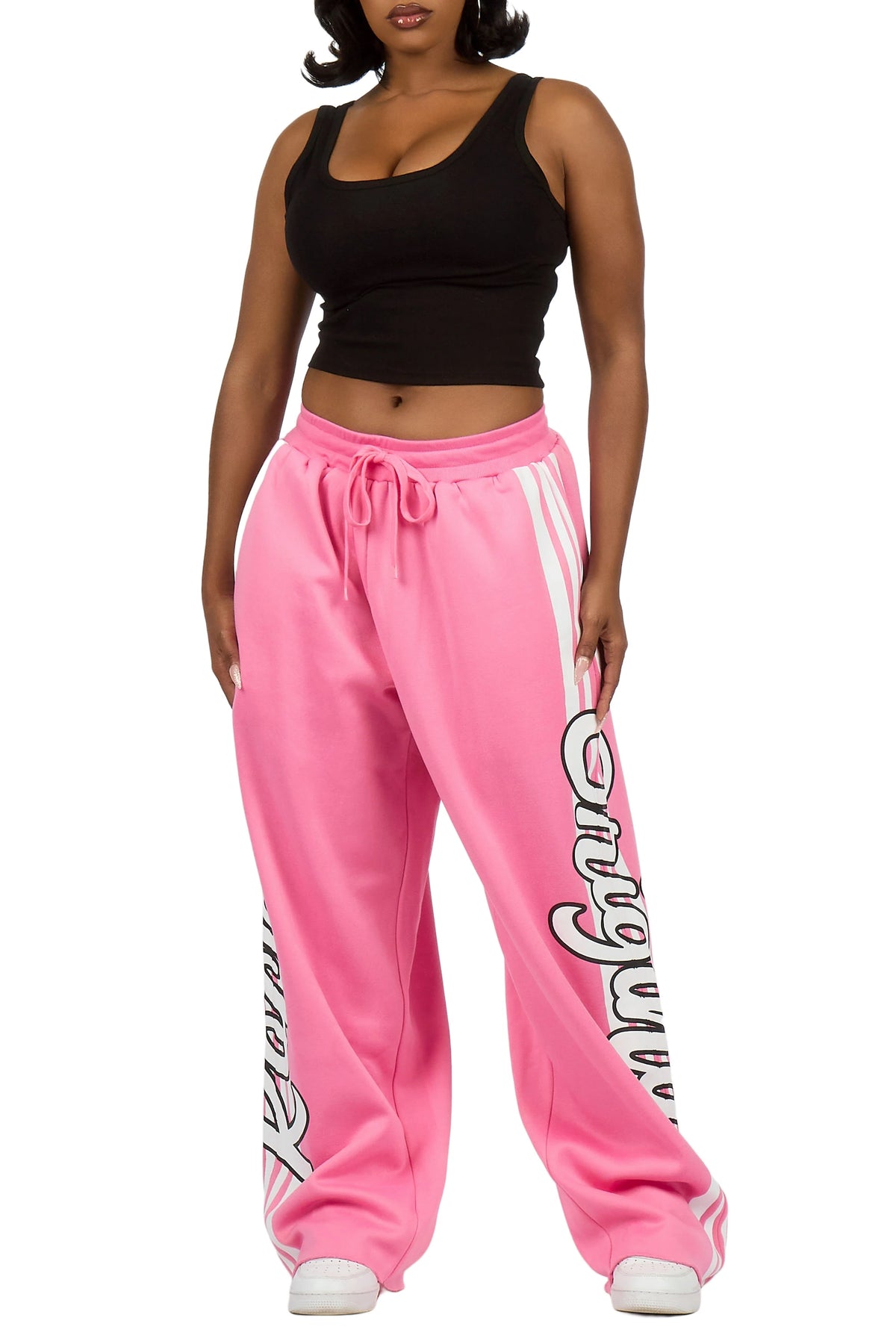 Trinnity Pink Baggy Track Pant