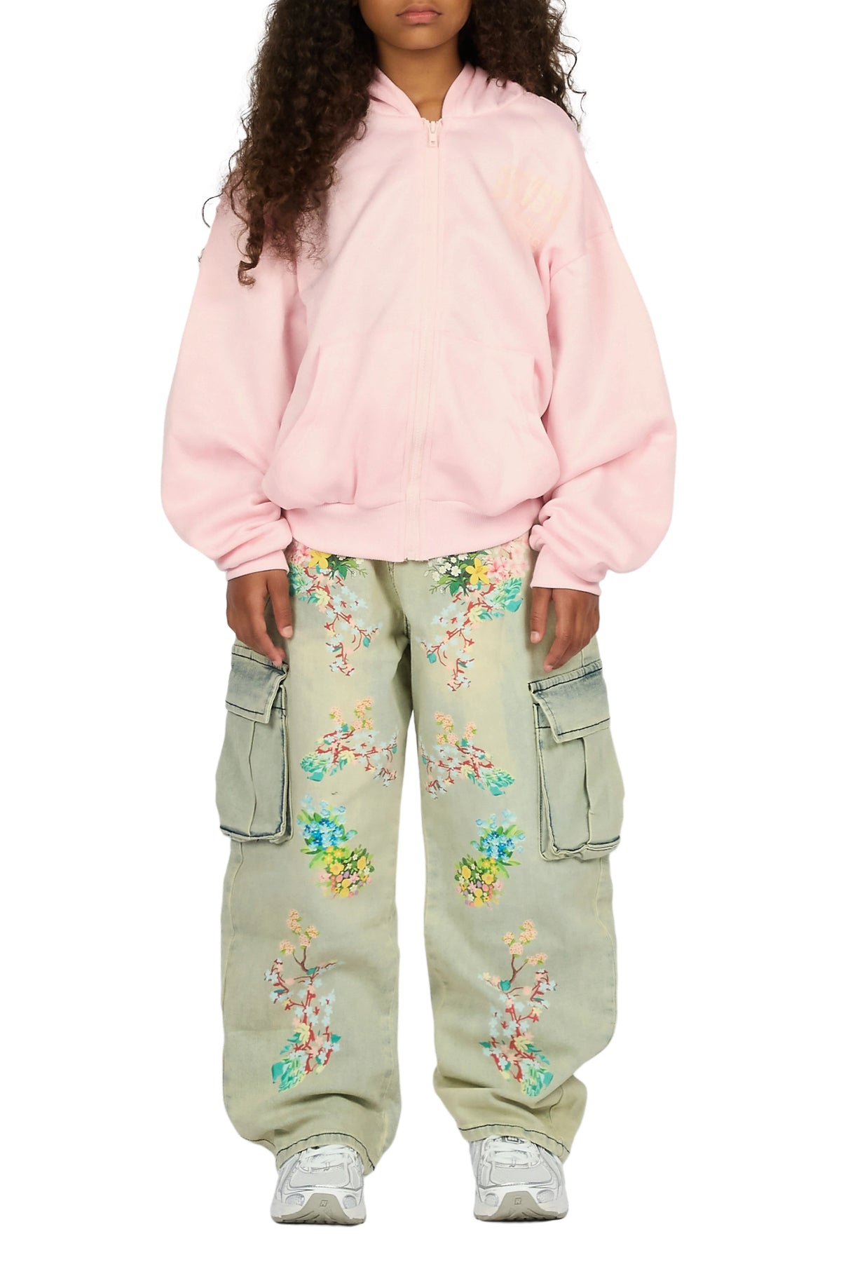 Girls Zionta Light Blue Barrel Fit Jean