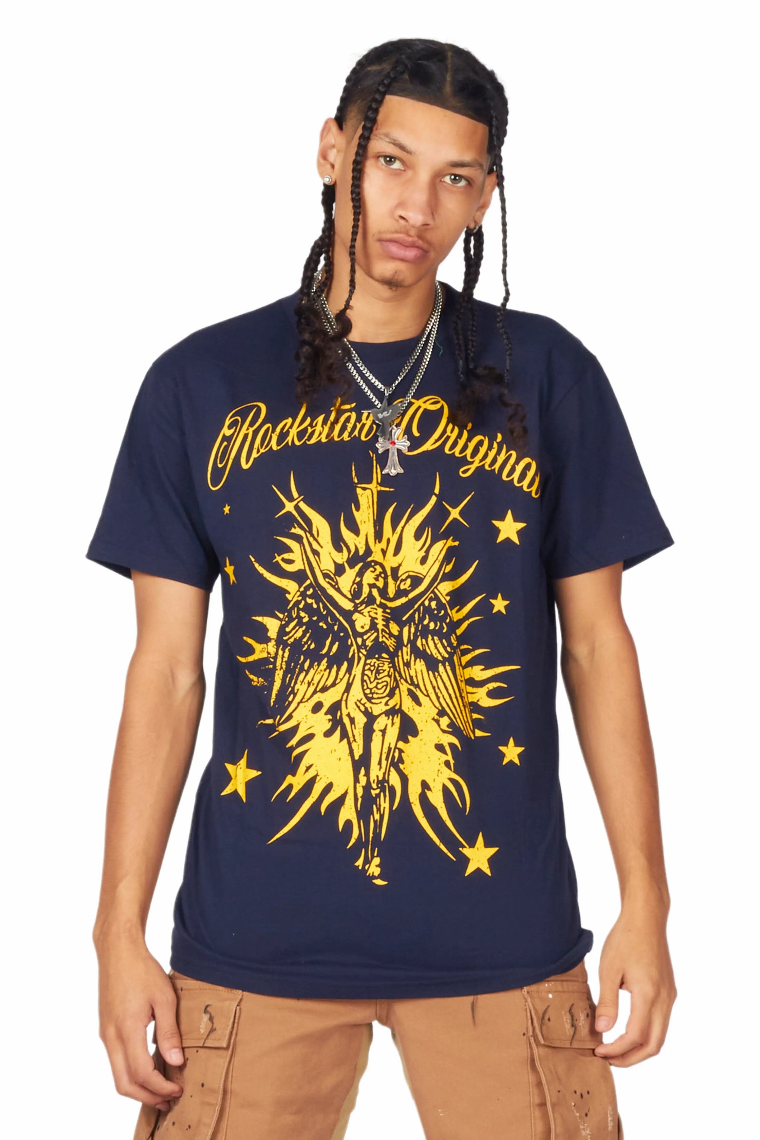 Mermaid Navy Graphic T-Shirt