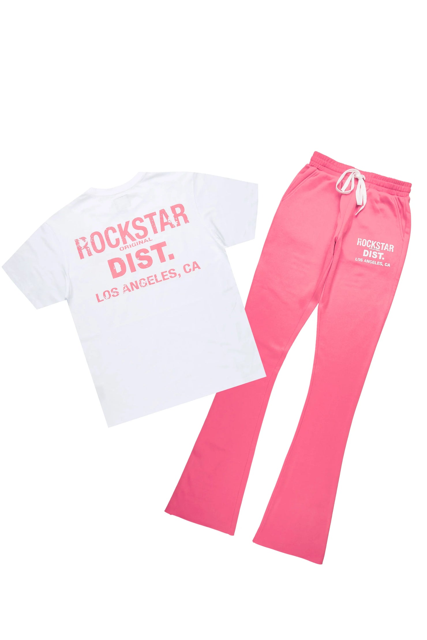Dalasia 2.0 White/Pink T-Shirt Track Set