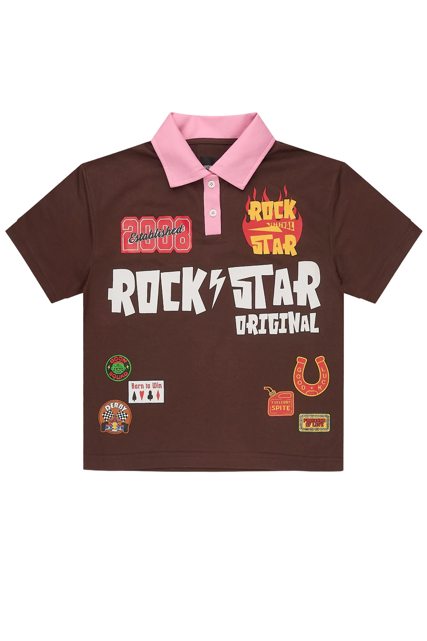Girls Jimy Brown Polo