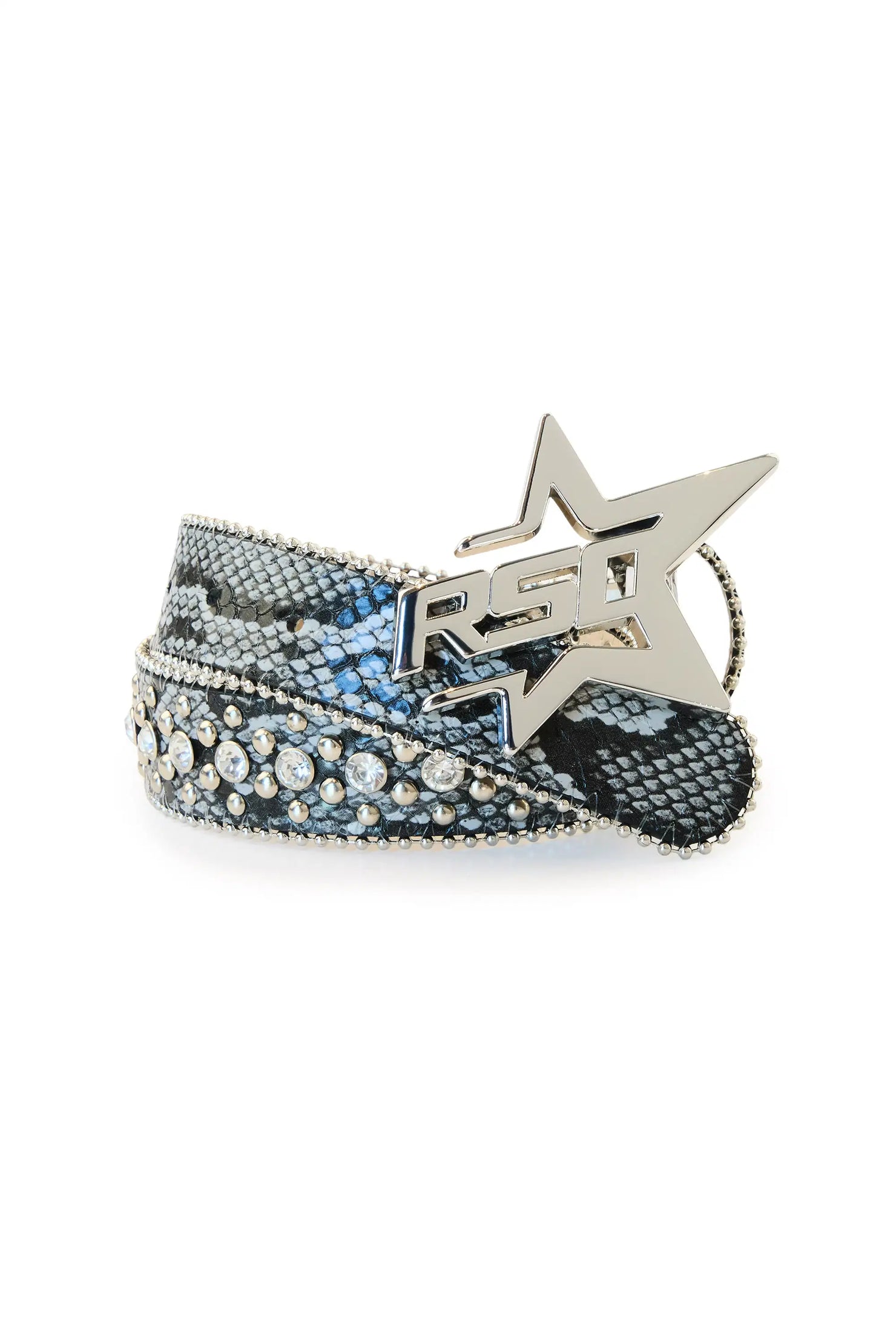 Girls Norma Black Rockstar Logo Belt