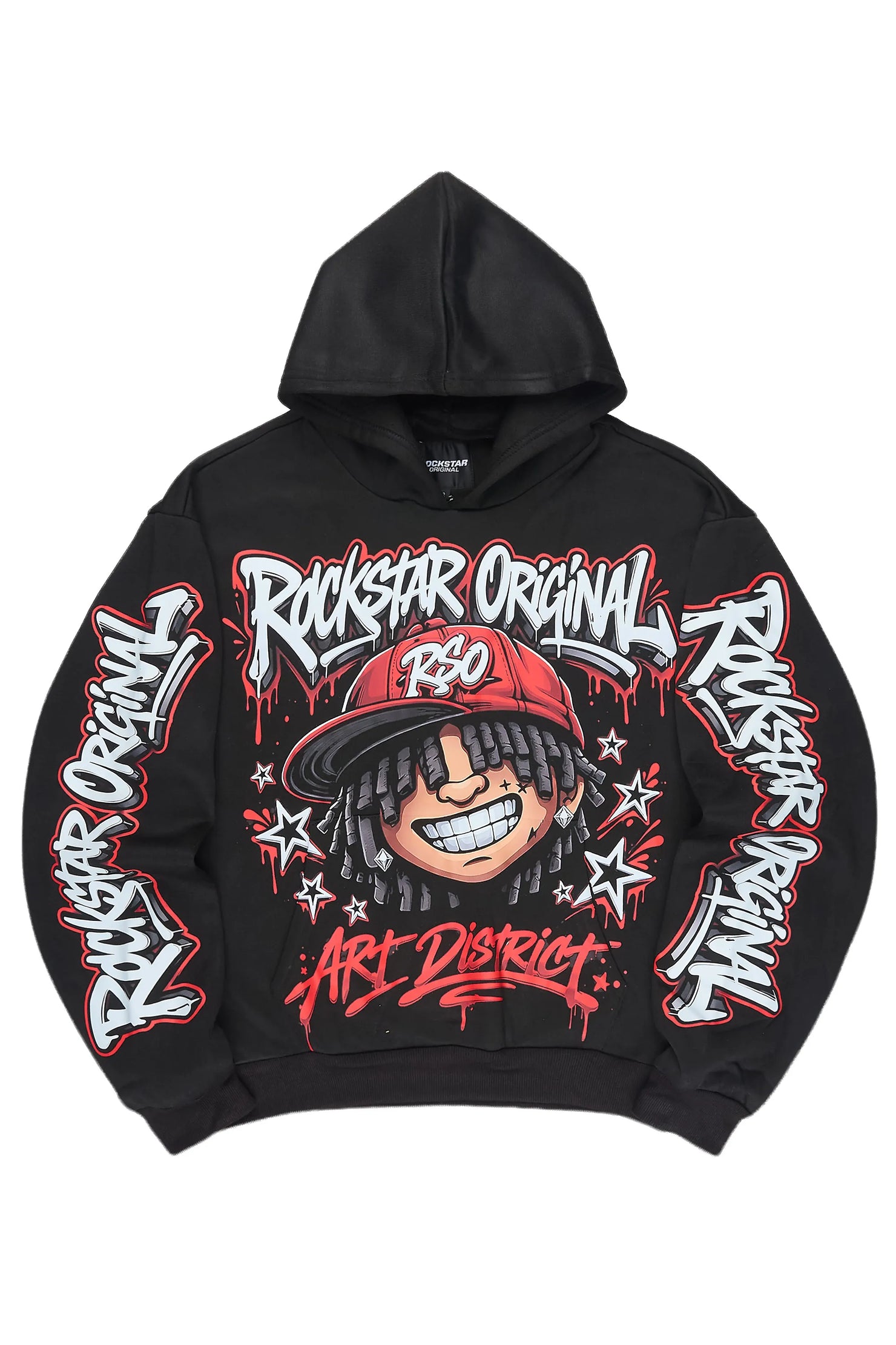 Boys Blade Black Graphic Hoodie