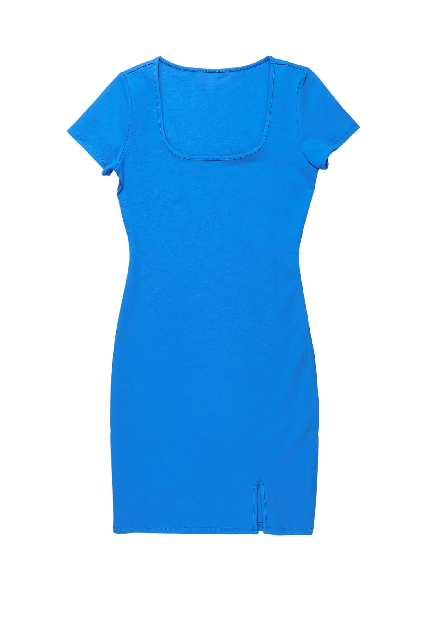 Rikia Blue Short Sleeve Mini Dress