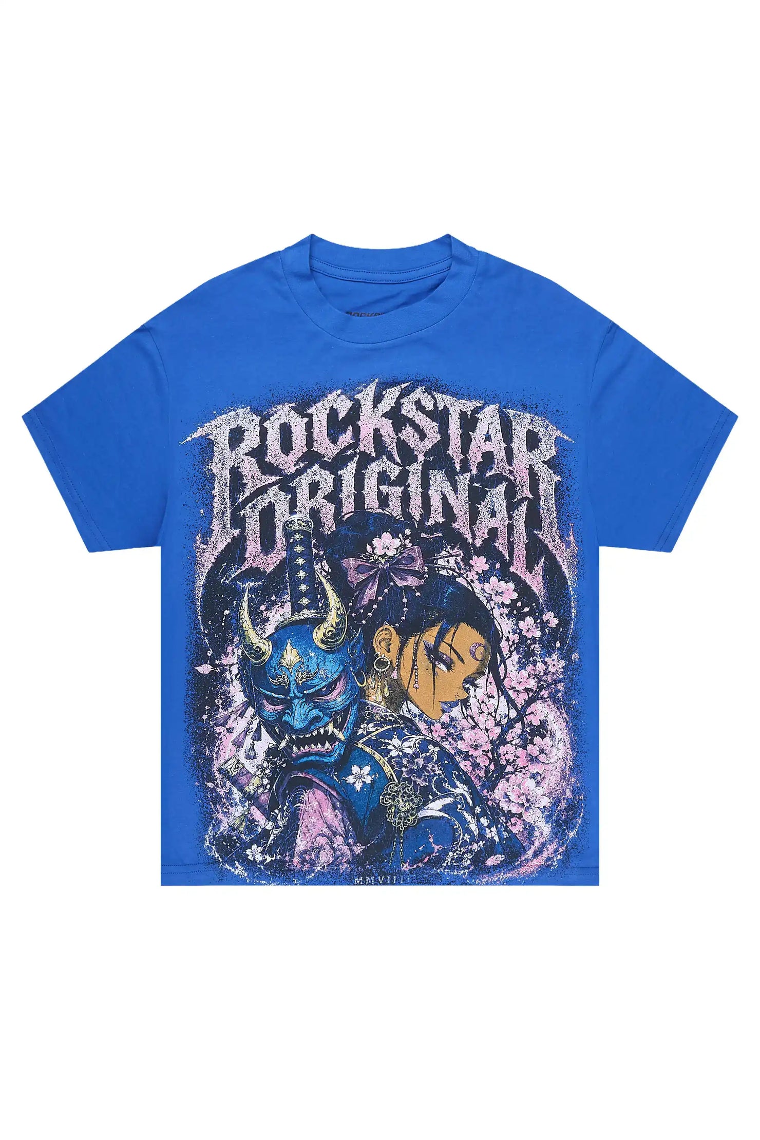 Boys Kavero Royal Blue Graphic T-Shirt