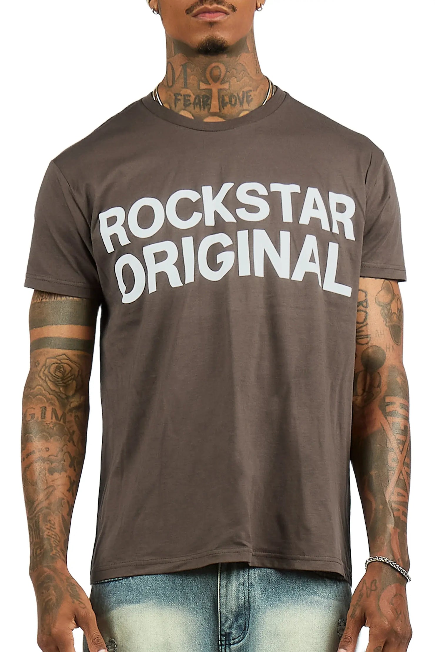 Keeth Charcoal Oversized Graphic T-Shirt