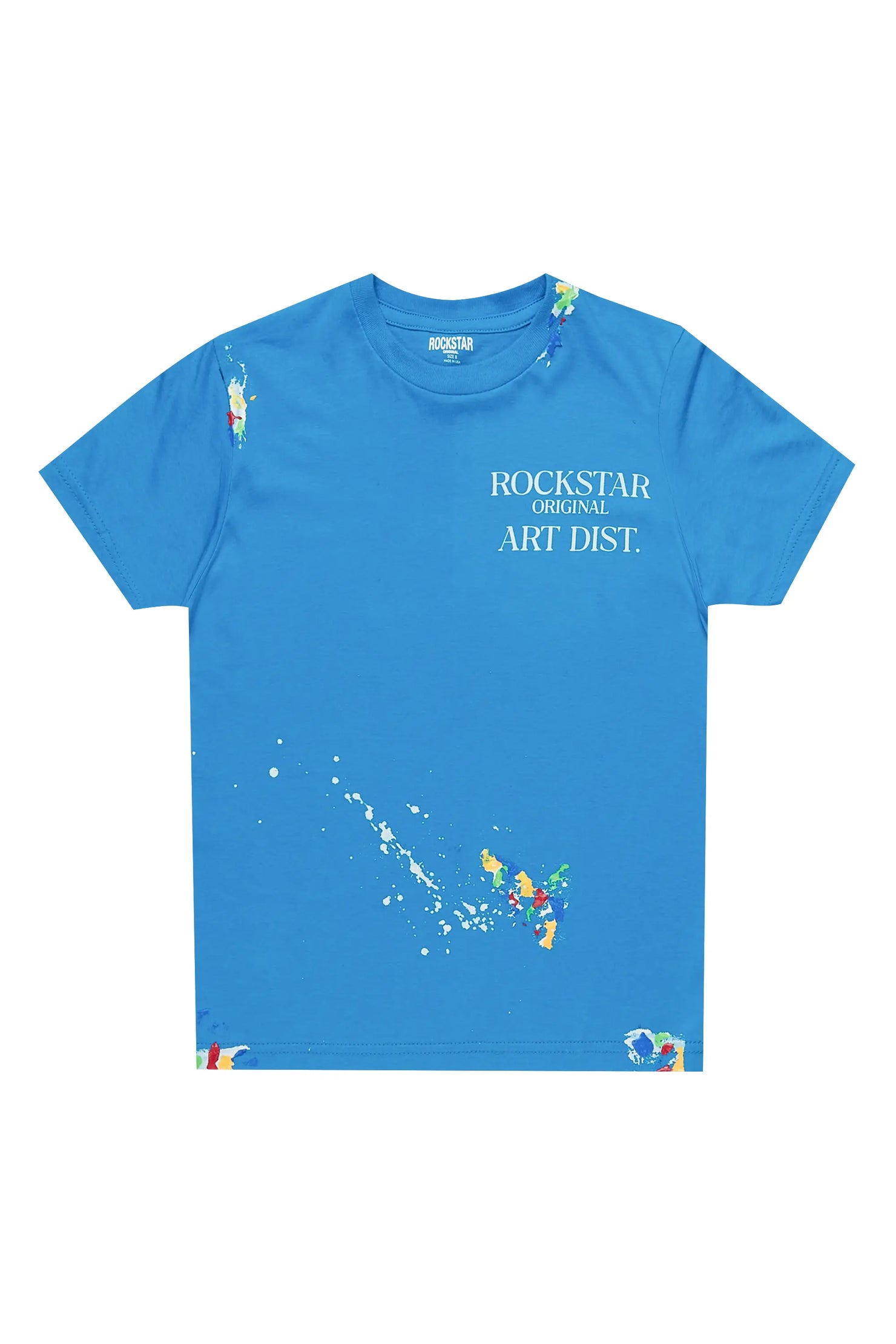 Boys Palmer Turquoise Graphic T-Shirt