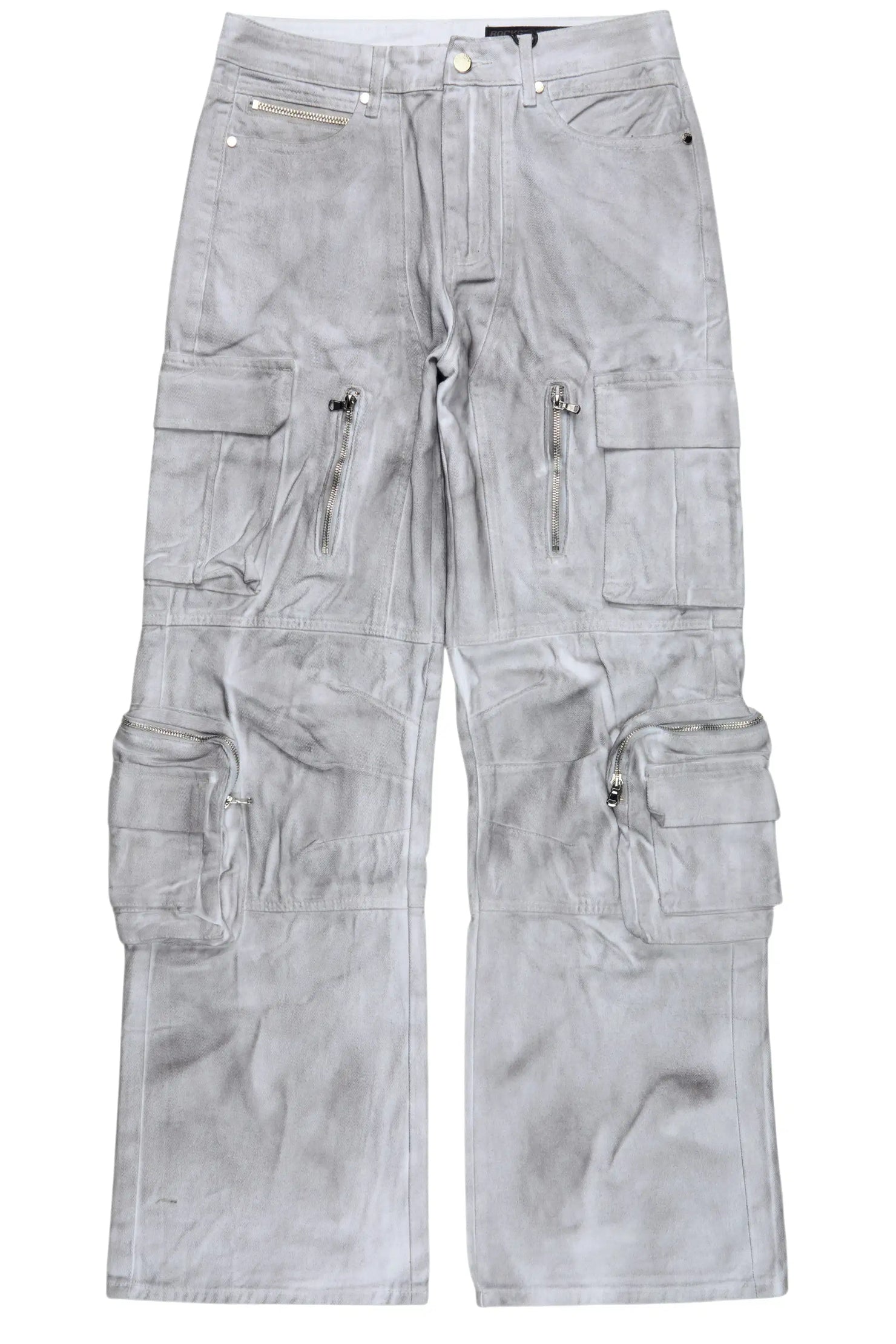 Ermis Dirty White Baggy Jeans