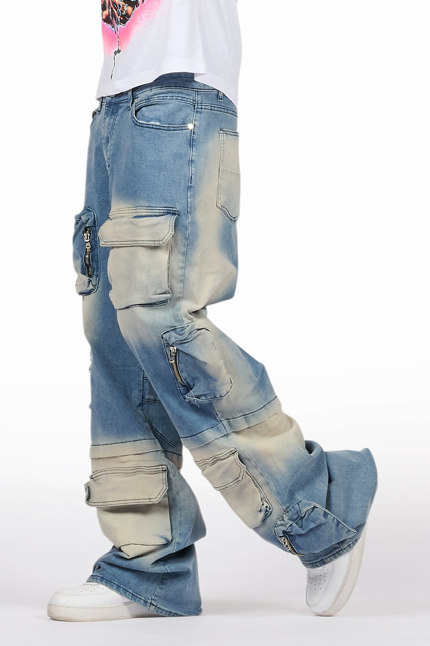 Pocketeer Tint Baggy Cargo Fit Jean