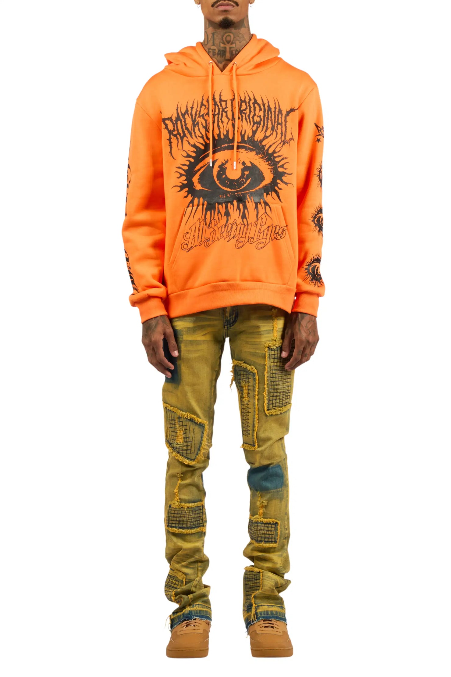 Raglord Tint Blue Stacked Flare Jean