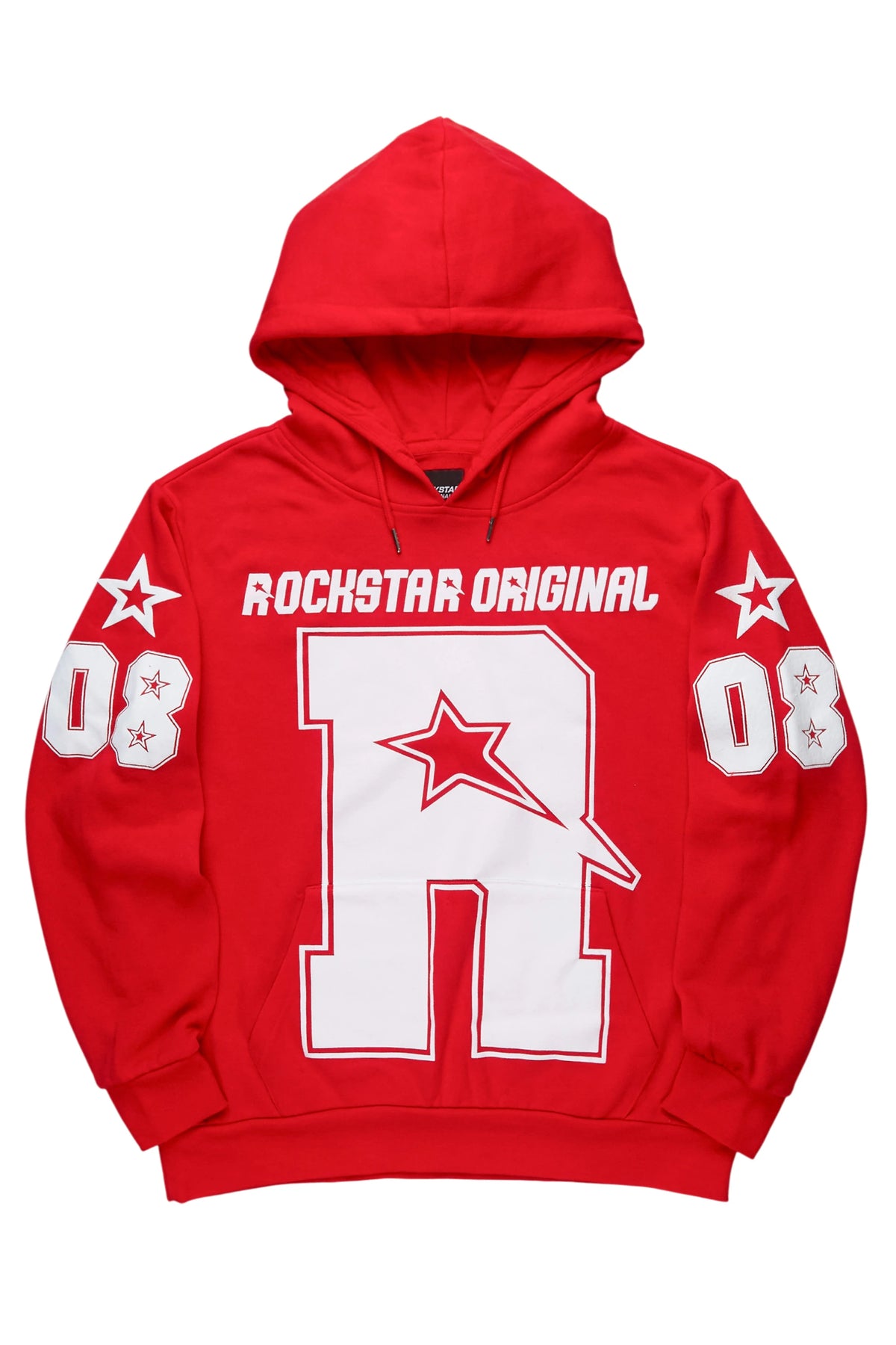 Skender Red/White Graphic Hoodie