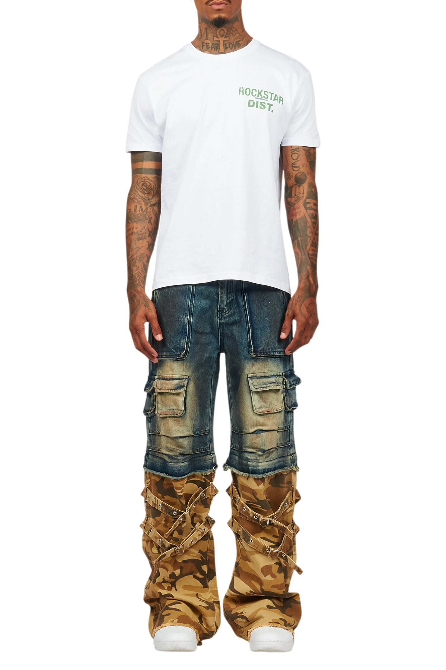 Exxus Dark Blue Baggy Fit Jean