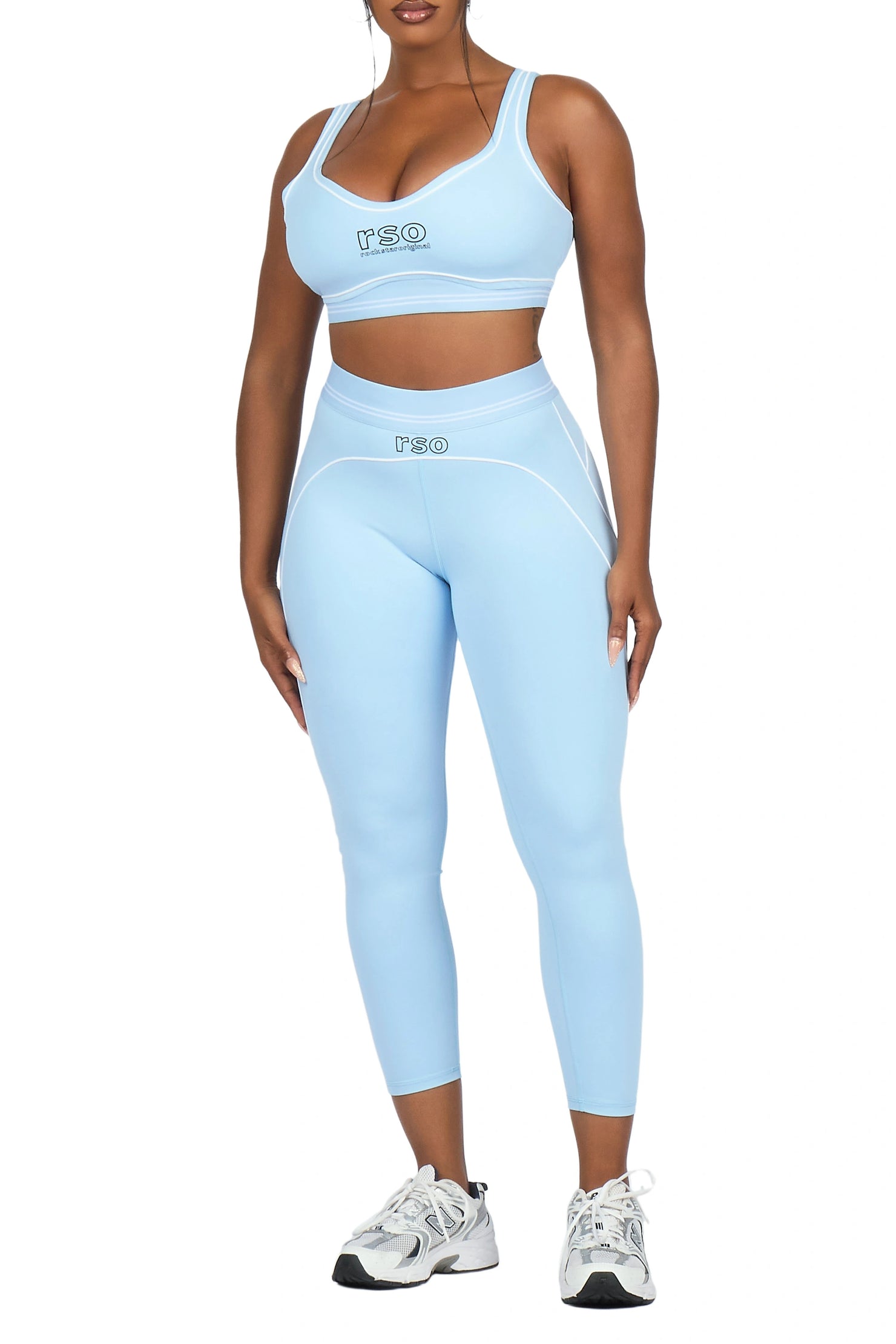 Shamari Light Blue Tank Active Legging Set