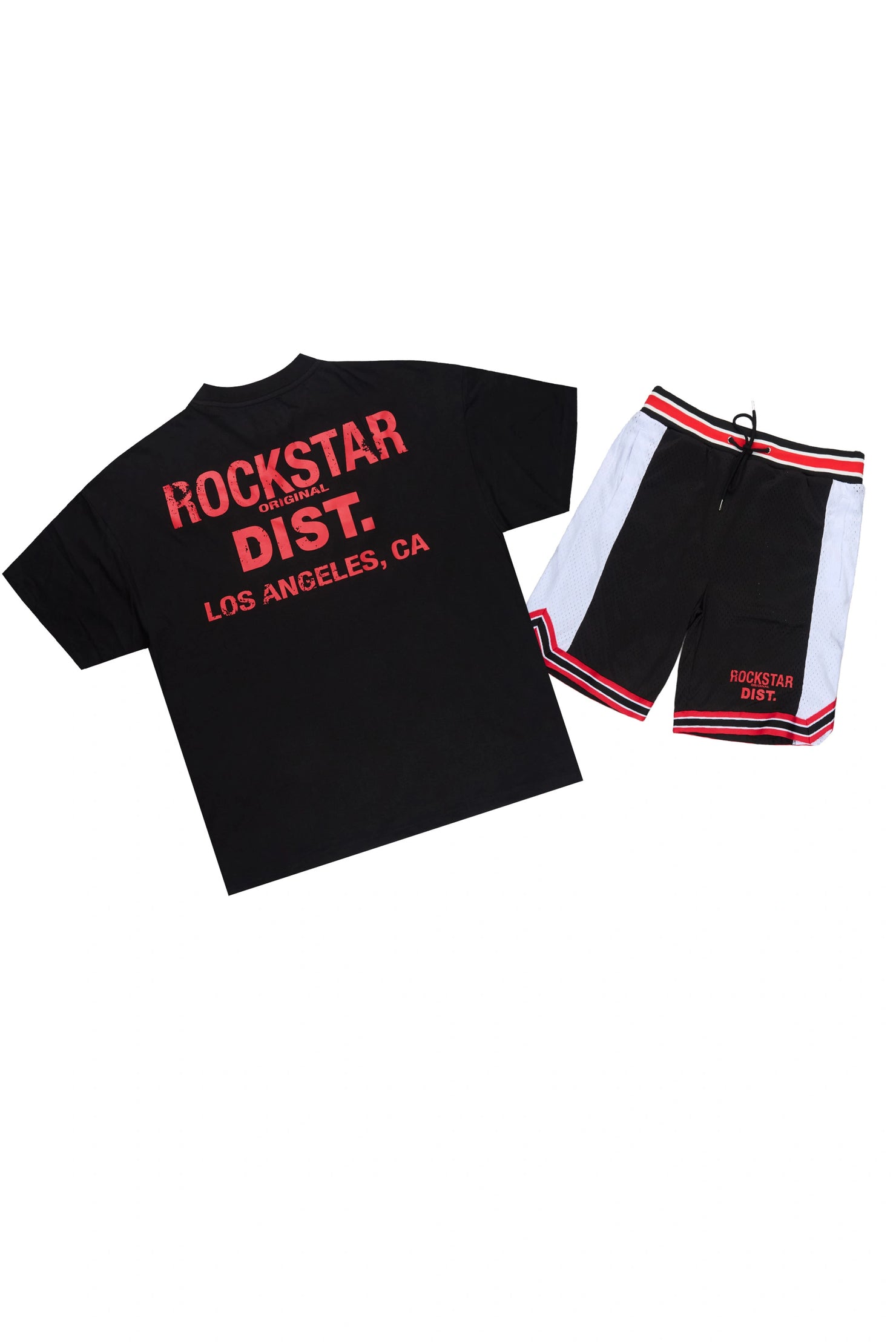 Suzano Black/Black T-Shirt/Short Set