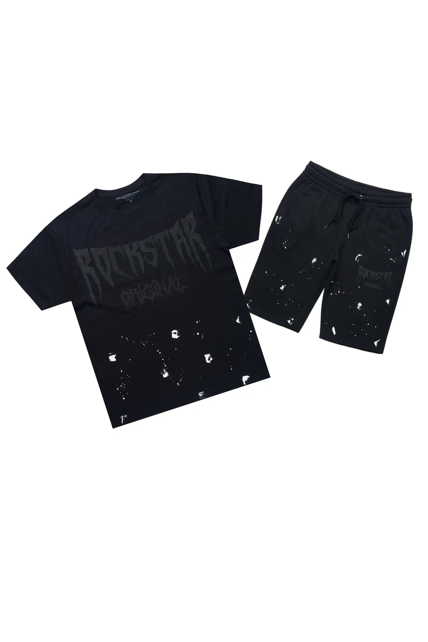 Twinkle Black/Black T-Shirt/Short Set