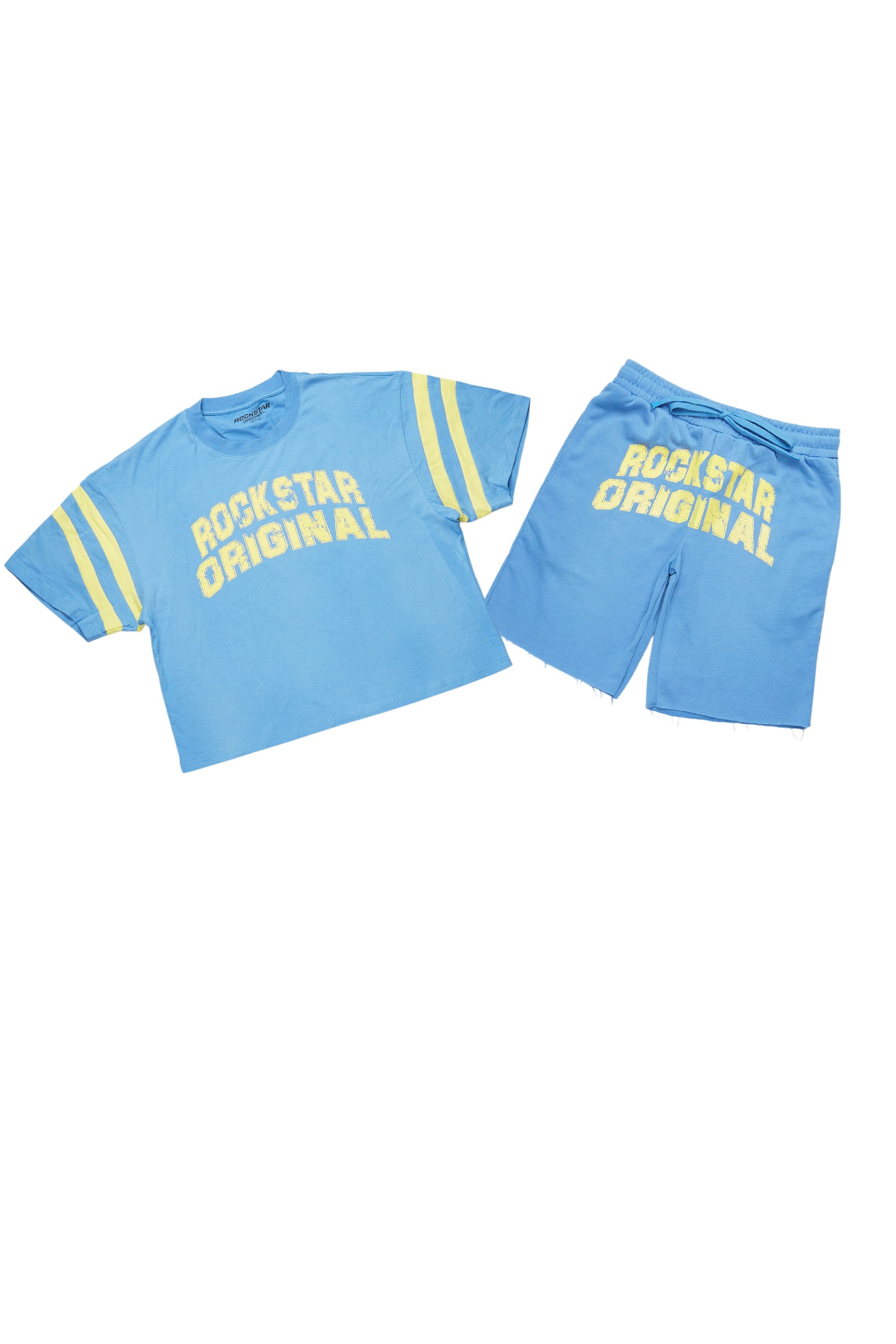 Chikata Blue T-Shirt Short Set