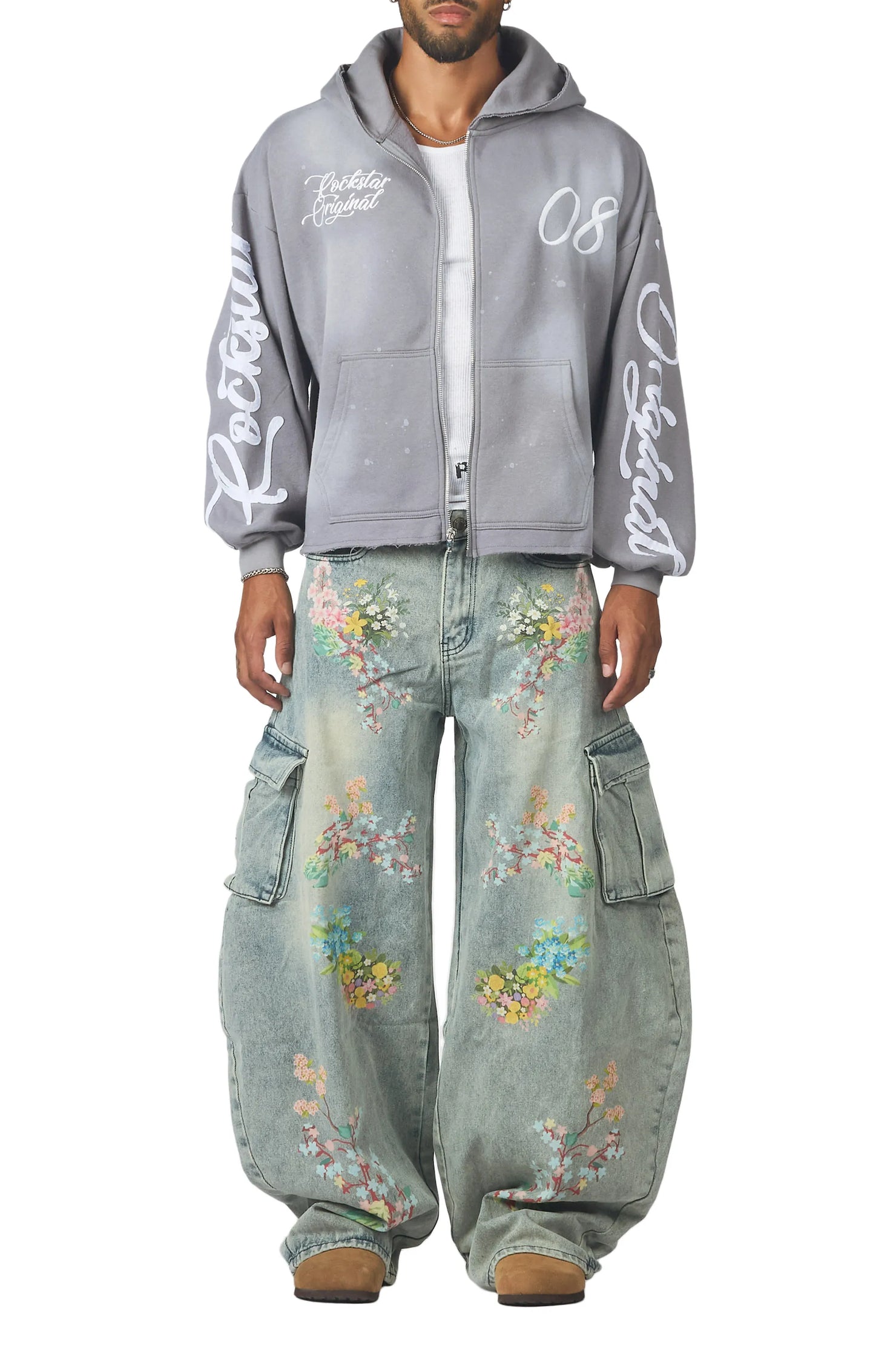 Zionte Light Blue Barrel Fit Jean